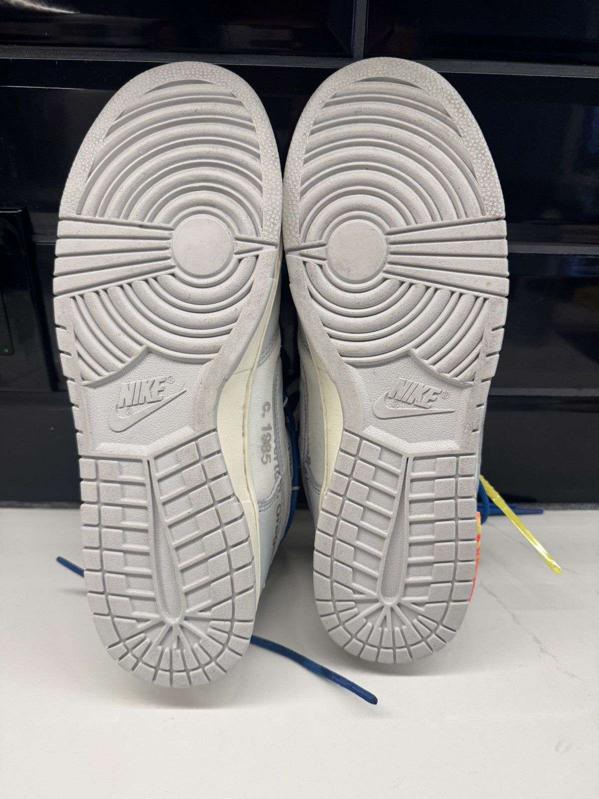 Nike × Off-White Nike x Off-White Dunk Low “Lot 10 of 50” / Blue Lace / US 13 Size US 13 / EU 46 - 16 Thumbnail