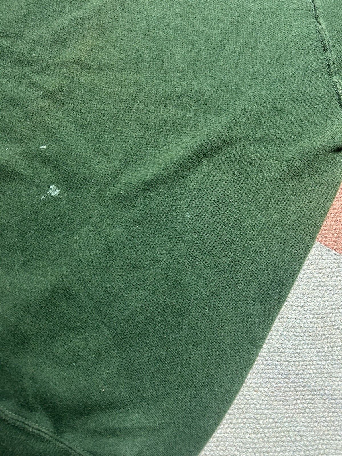 Vintage Vtg 70 crewneck sweatshirt blank forest green raglan paint M Size US M / EU 48-50 / 2 - 4 Thumbnail