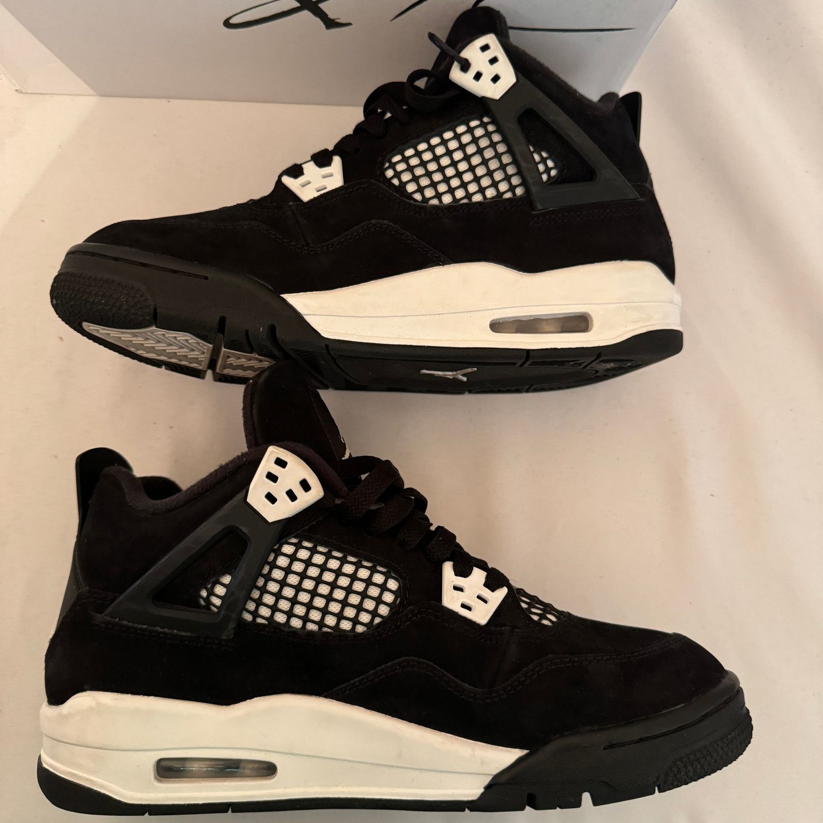 Jordan Brand × Nike Size 6.5 - Air Jordan 4 Retro GS White Thunder Men's Shoes Size US 6.5 / EU 39-40 - 2 Thumbnail
