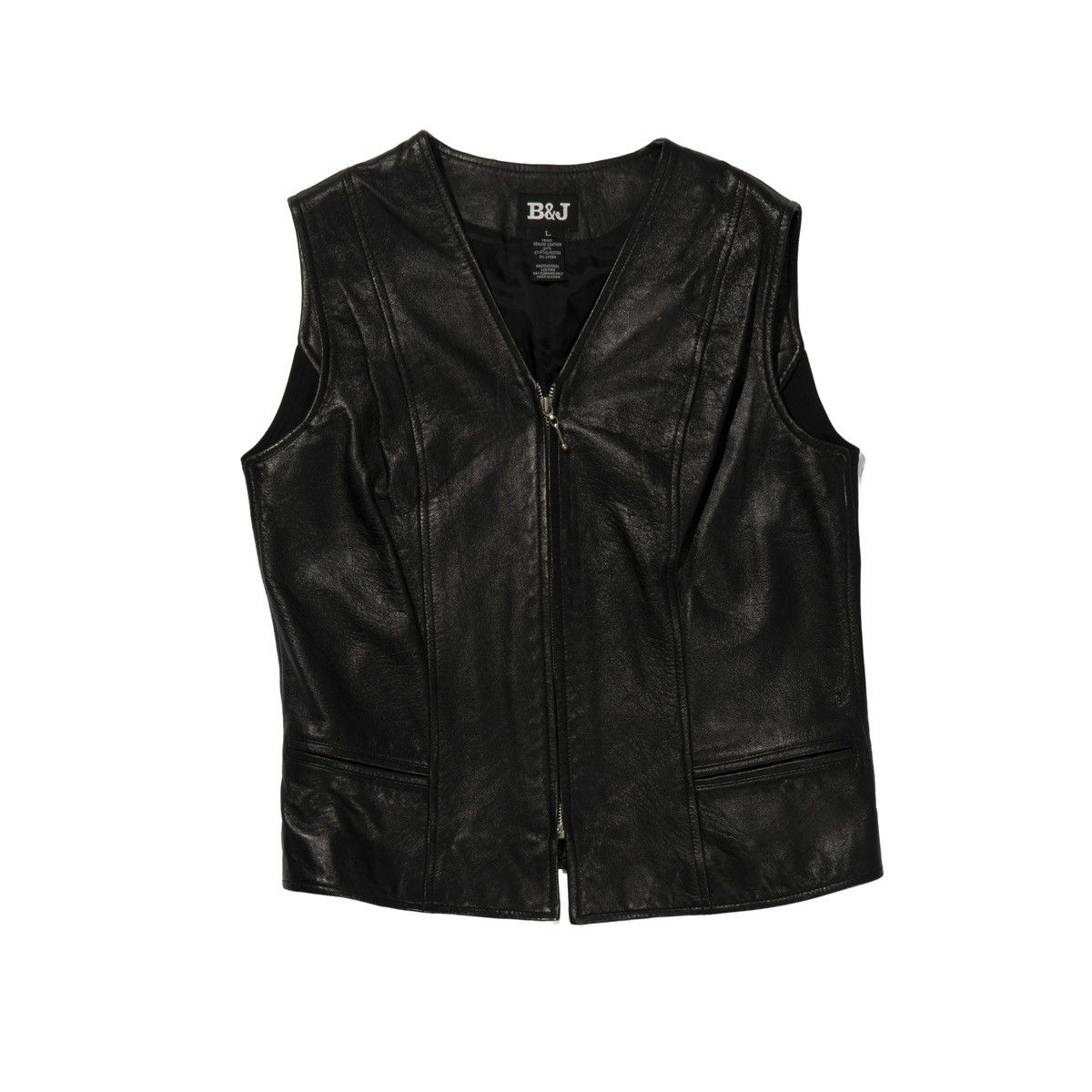 Vintage Black Leather Vest Size US S / EU 44-46 / 1 - 1 Thumbnail