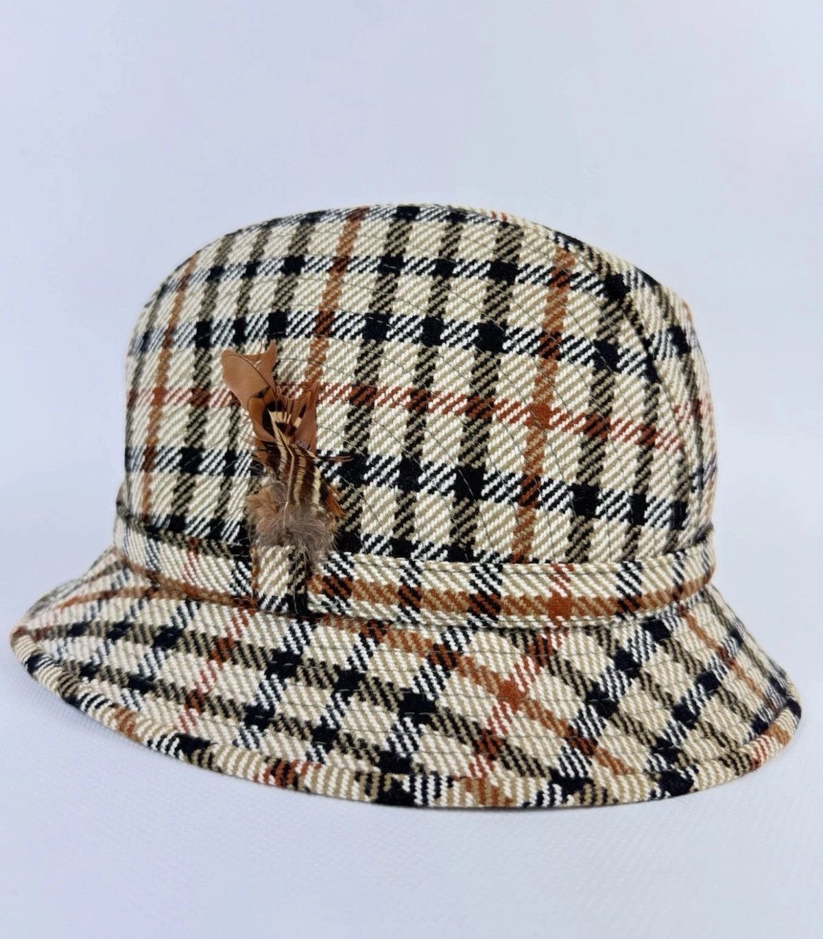 DAKS Vintage Daks London Authentic Plaid Bucket Hat Cap Size ONE SIZE - 4 Thumbnail