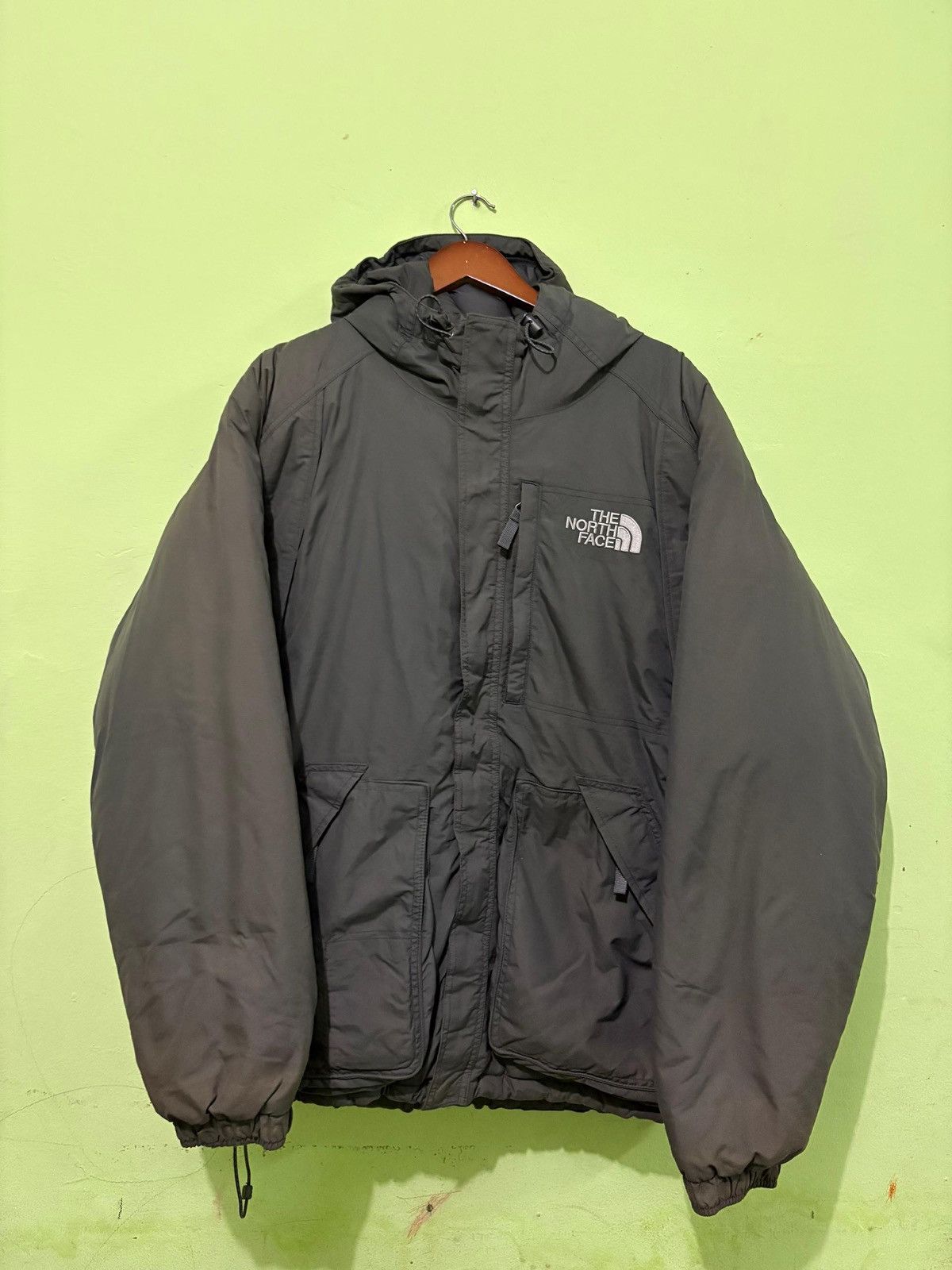 The North Face Vintage The north face Puffer Jacket Design with Hoodie Size US XL / EU 56 / 4 - 1 Thumbnail