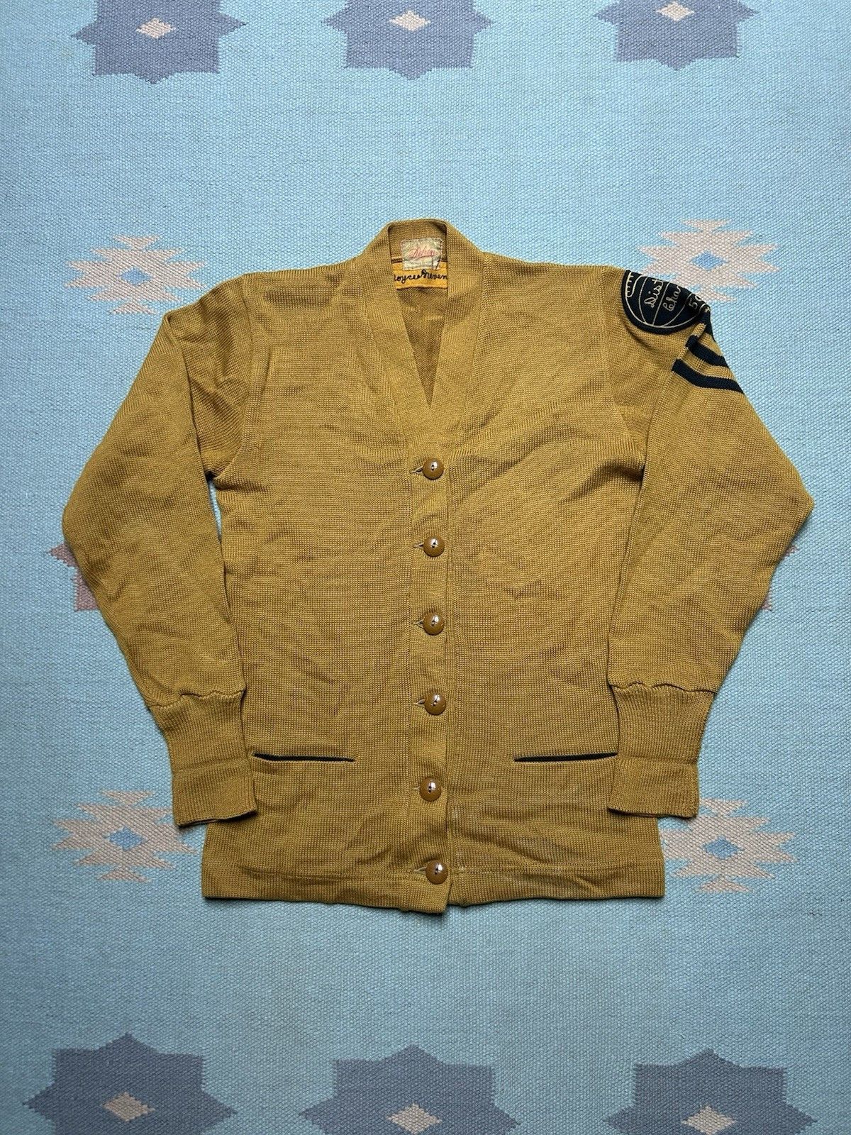 Vintage VTG 1950s wool cardigan sweater varsity letterman Missouri S Size US S / EU 44-46 / 1 - 1 Thumbnail
