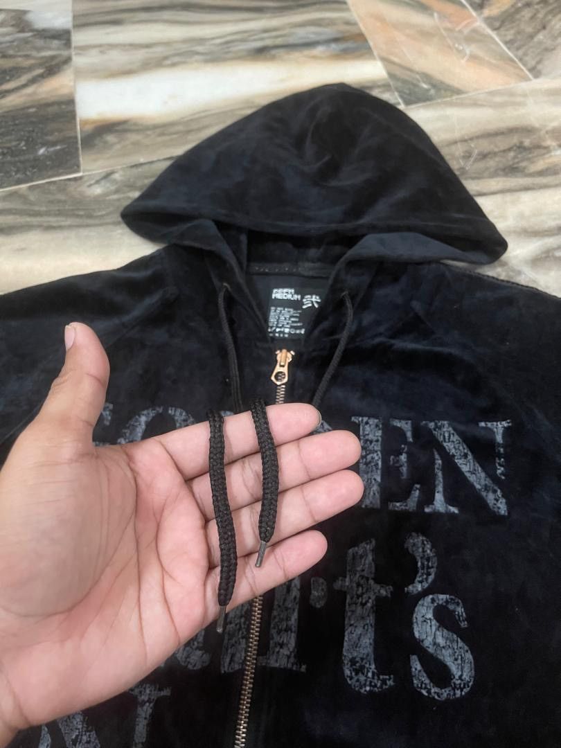 PPFM PPFM Detroit Golden Kurt’s Noise Velvet Hoodie Size US M / EU 48-50 / 2 - 7 Thumbnail