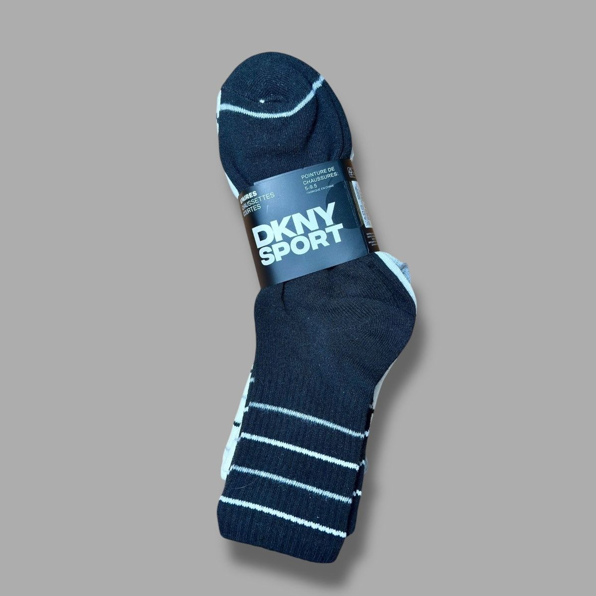 DKNY DKNY Sport Women’s Low Crew Cut Black White Socks 6 Pack Size ONE SIZE - 2 Thumbnail