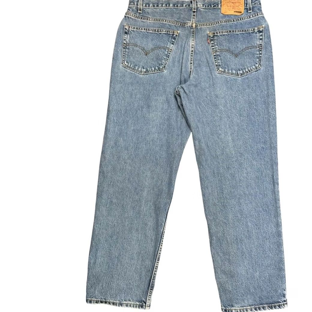 Levi's VINTAGE Levi's Jeans 550 Men's 38x30 Relaxed Medium Wash Highrise Denim Straight Wool? No, ignore. Size US 38 / EU 54 - 2 Thumbnail