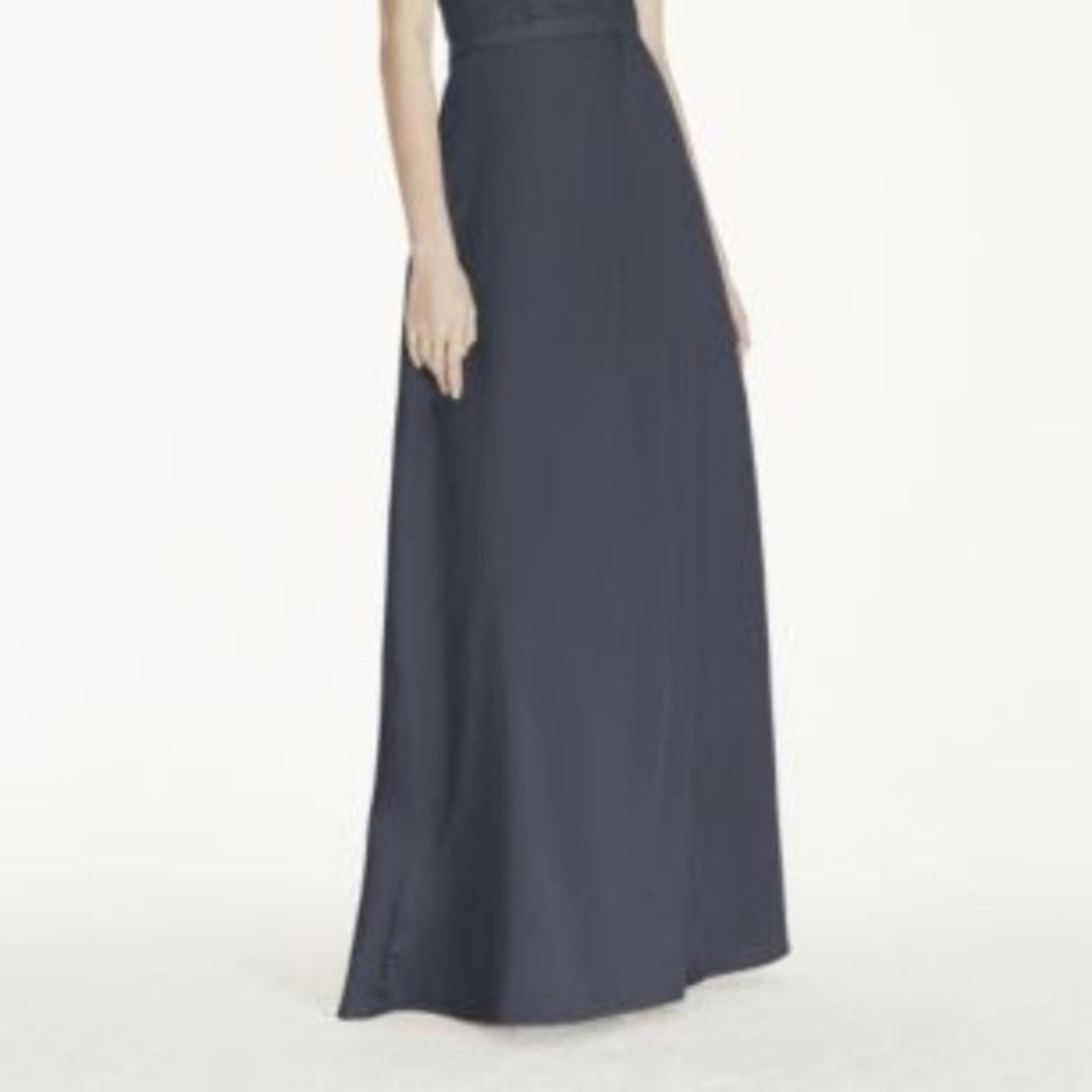 Other David's Bridal Black Strapless Lace Satin Gown Size XS / US 0-2 / IT 36-38 - 5 Thumbnail