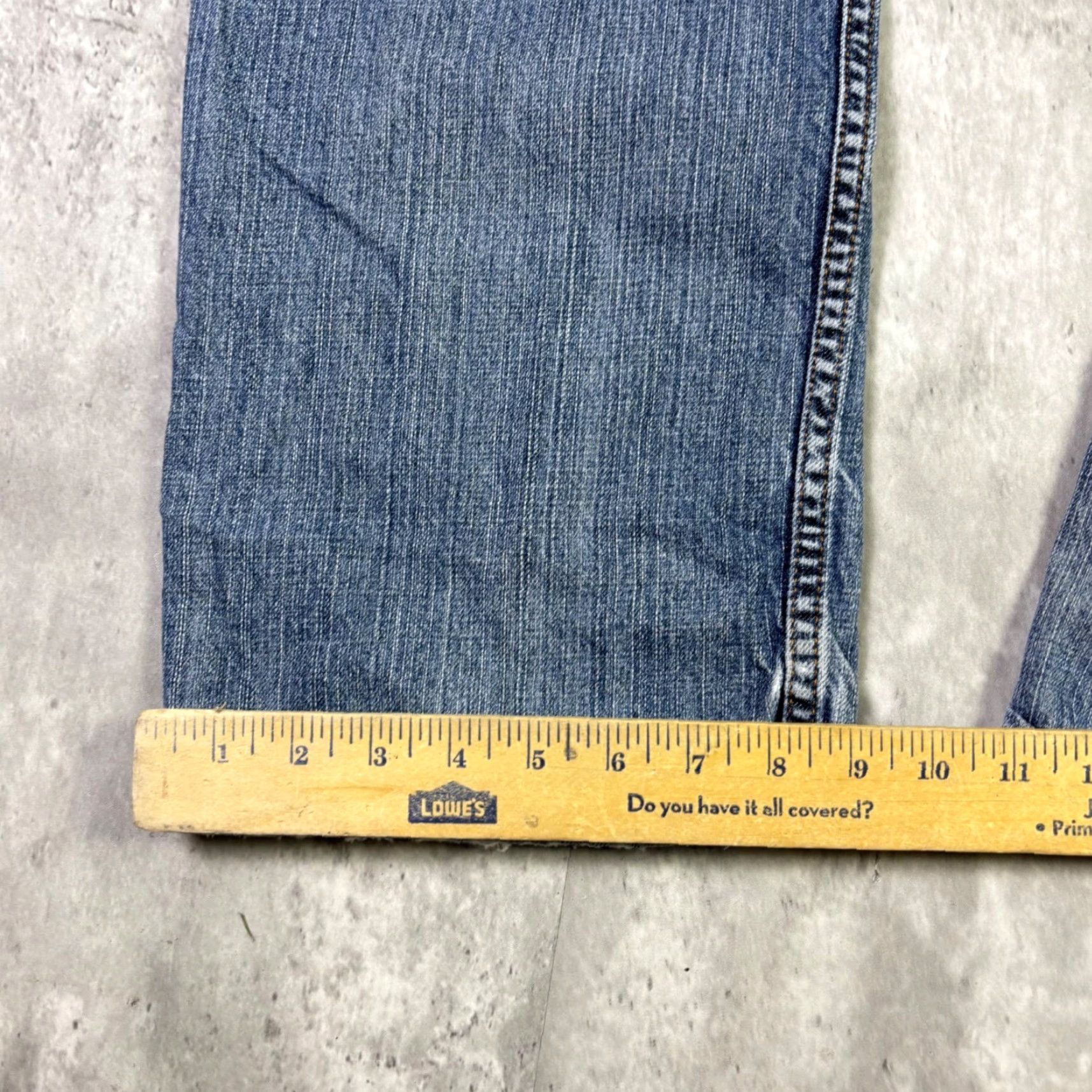 Levi's Vintage Levi's 559 Jeans Bootcut Straight Fit Distressed Faded Wash 36x33 Mens Jeans 90s Blue Size US 36 / EU 52 - 4 Thumbnail