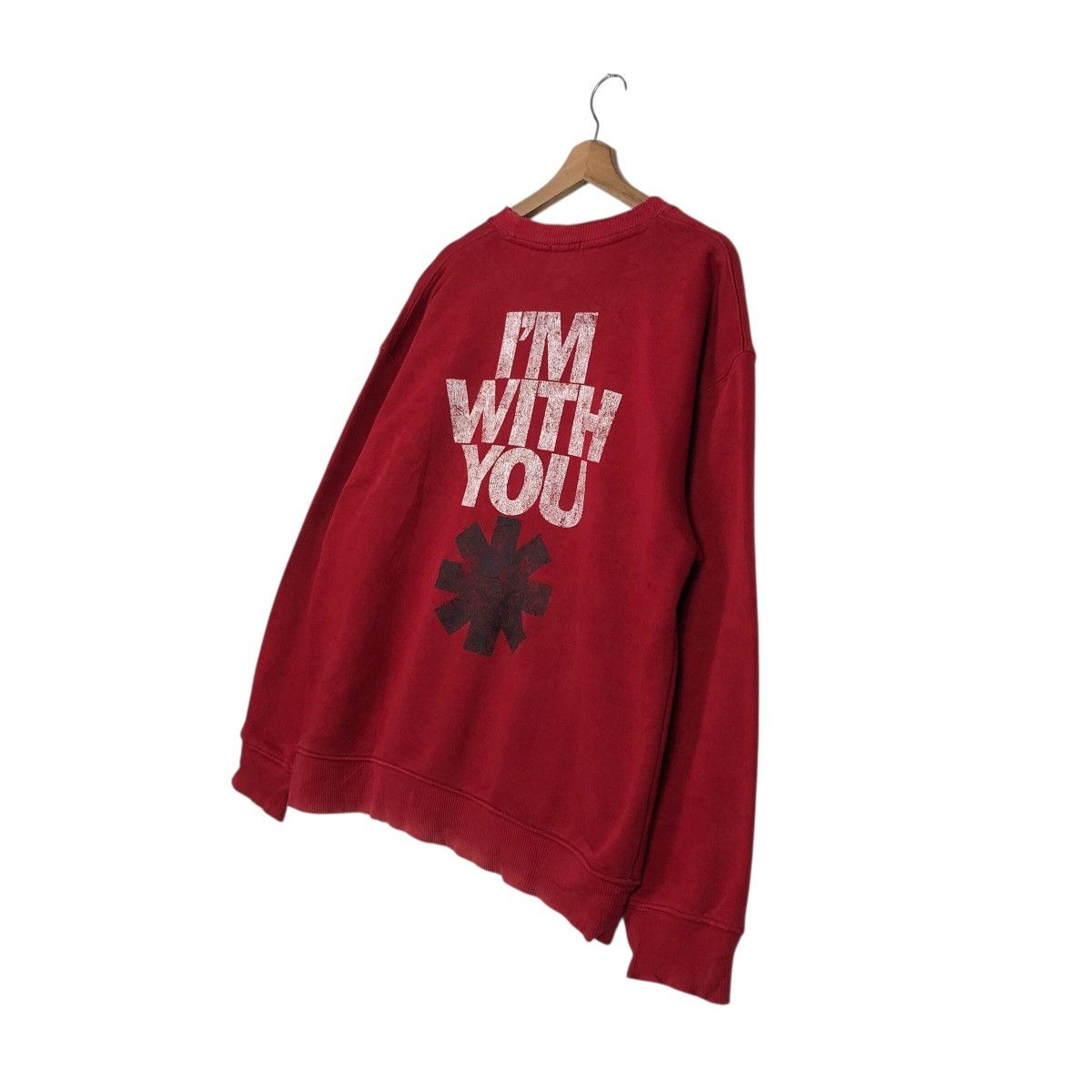 Band Tees 📌Vintage Sweatshirt Band Red Hot Chilli Paper Big Logo Size US L / EU 52-54 / 3 - 11 Thumbnail
