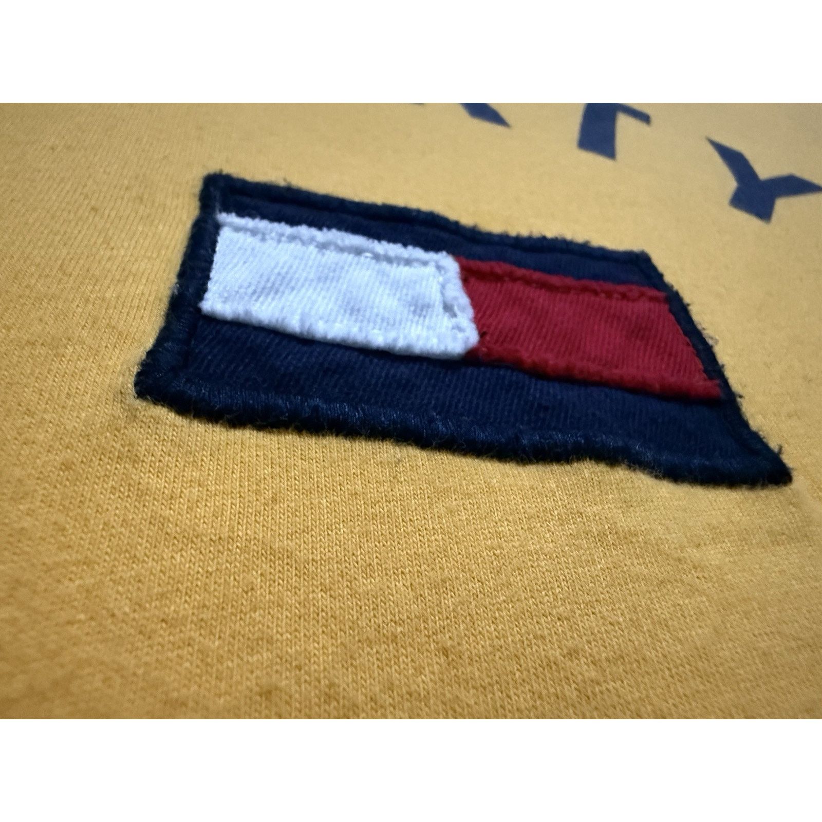 Tommy Hilfiger Tommy Hilfiger Spellout TShirt XXL Sun Yellow Embroidered Size US XXL / EU 58 / 5 - 4 Thumbnail