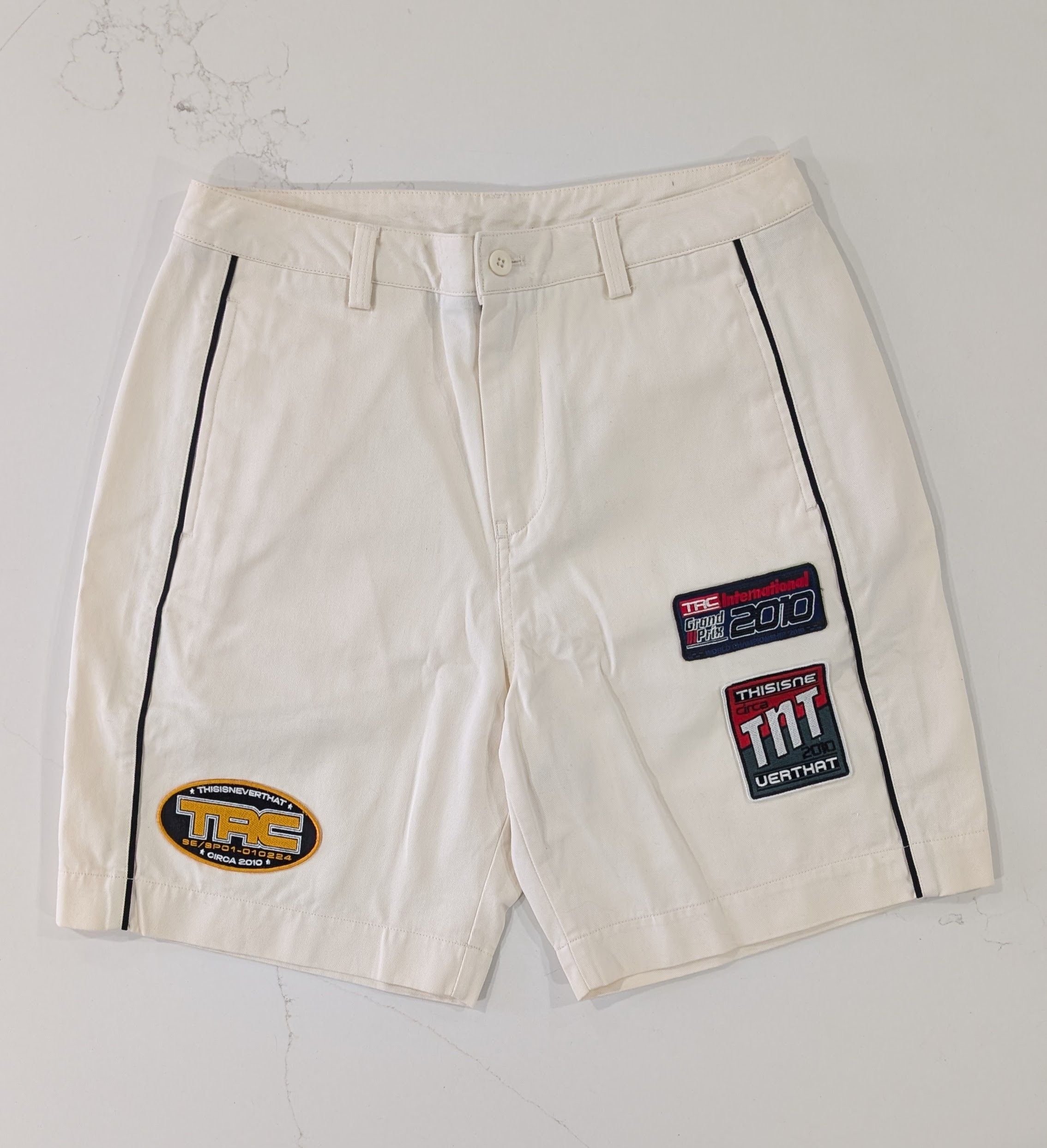 thisisneverthat thisisneverthat Racing Shorts Size M 30 Embroidered Size US 30 / EU 46 - 1 Thumbnail