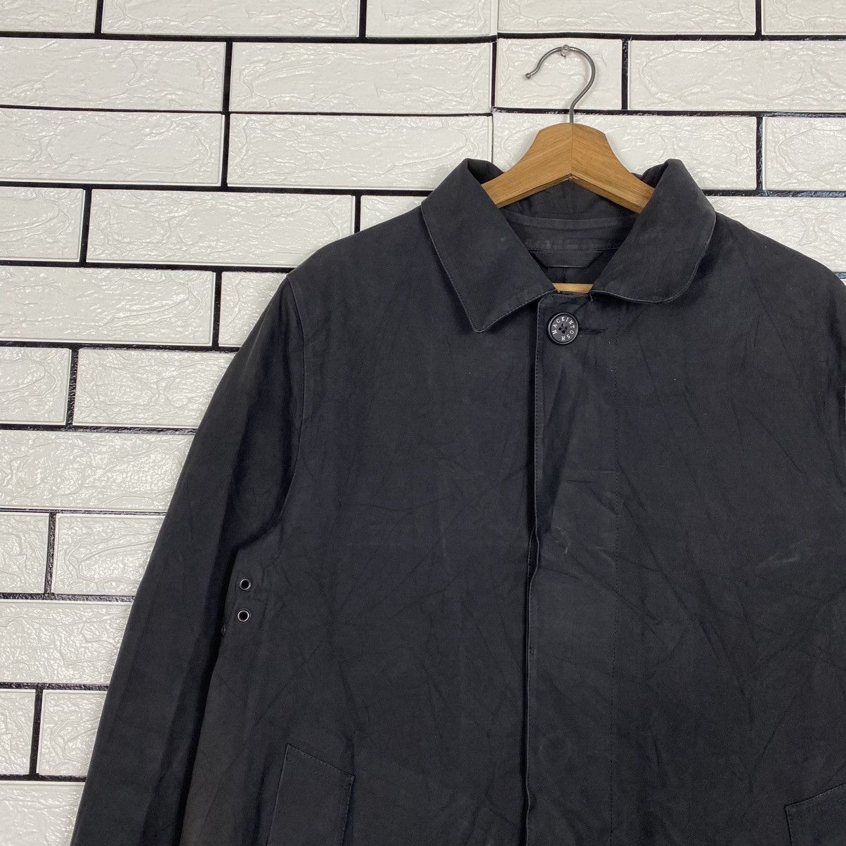 Mackintosh 📌Vintage Wax Long Jacket Chore Mackintosh Size US XXS / EU 40 - 9 Thumbnail