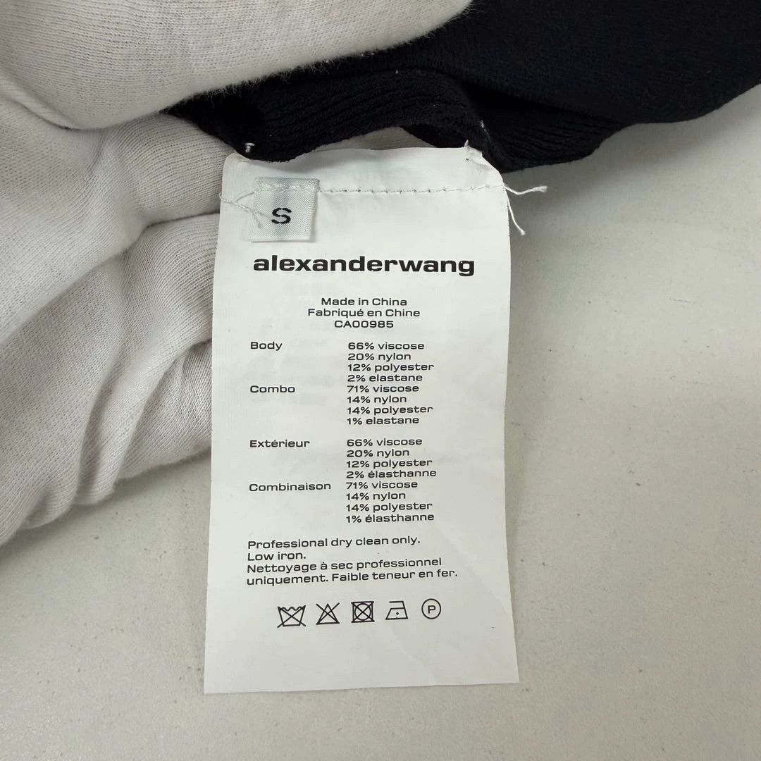Alexander Wang Alexander Wang Black Bodycon Dress Women's S NWT Size S / US 4 / IT 40 - 8 Thumbnail
