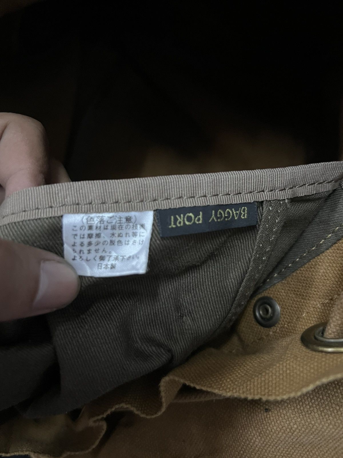 Canvas × Japanese Brand BAGGY PORT CANVAS LEATHER BAGPACK Size ONE SIZE - 10 Thumbnail