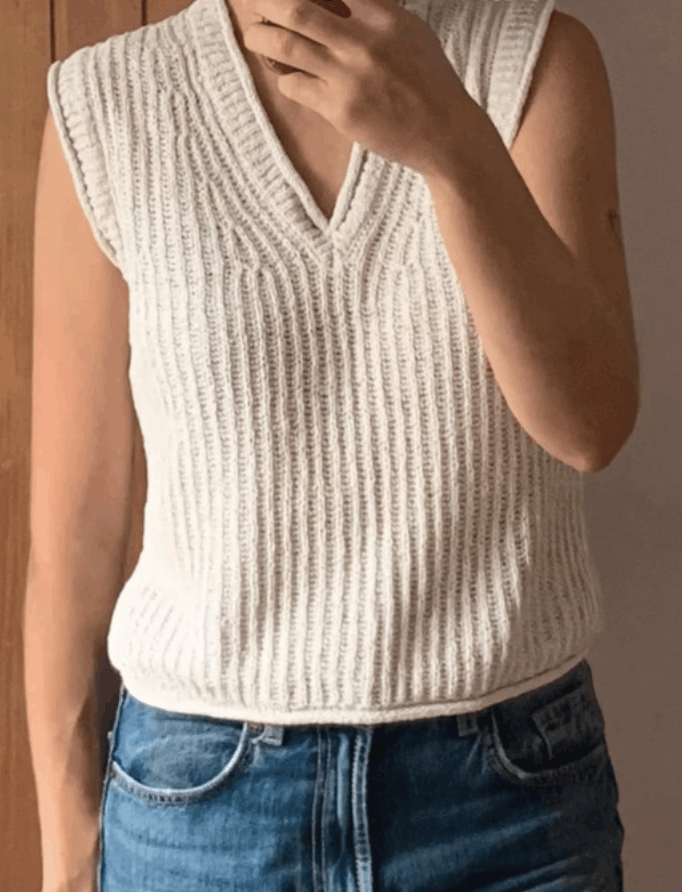 Acne Studios Acne Studios Vest Tank Top Knit Jumper Sweater Crop EX0209 Size US S / EU 44-46 / 1 - 2 Thumbnail