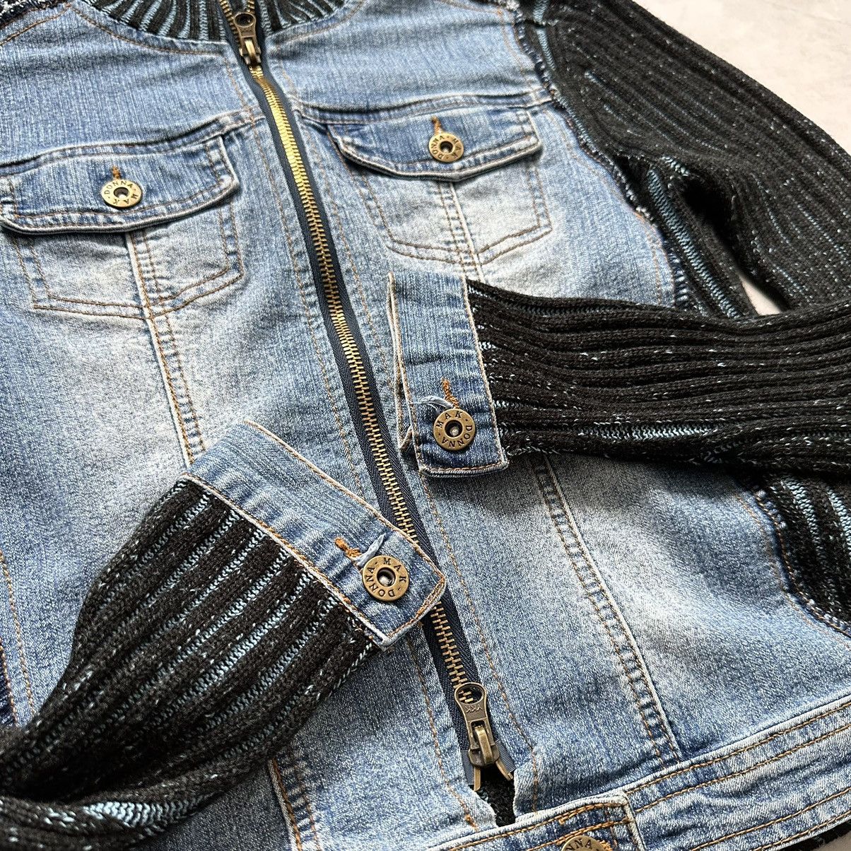 Miss Sixty Vintage Denim/Knit Sweater Hysteric Glamour Style Size L / US 10 / IT 46 - 5 Thumbnail