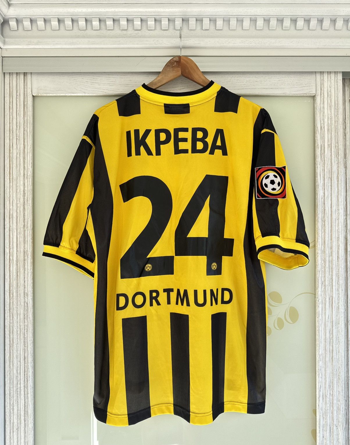 Vintage Ikpeba #24 Borussia Dortmund 2000-2001 Vintage Soccer Jersey Size US L / EU 52-54 / 3 - 1 Thumbnail