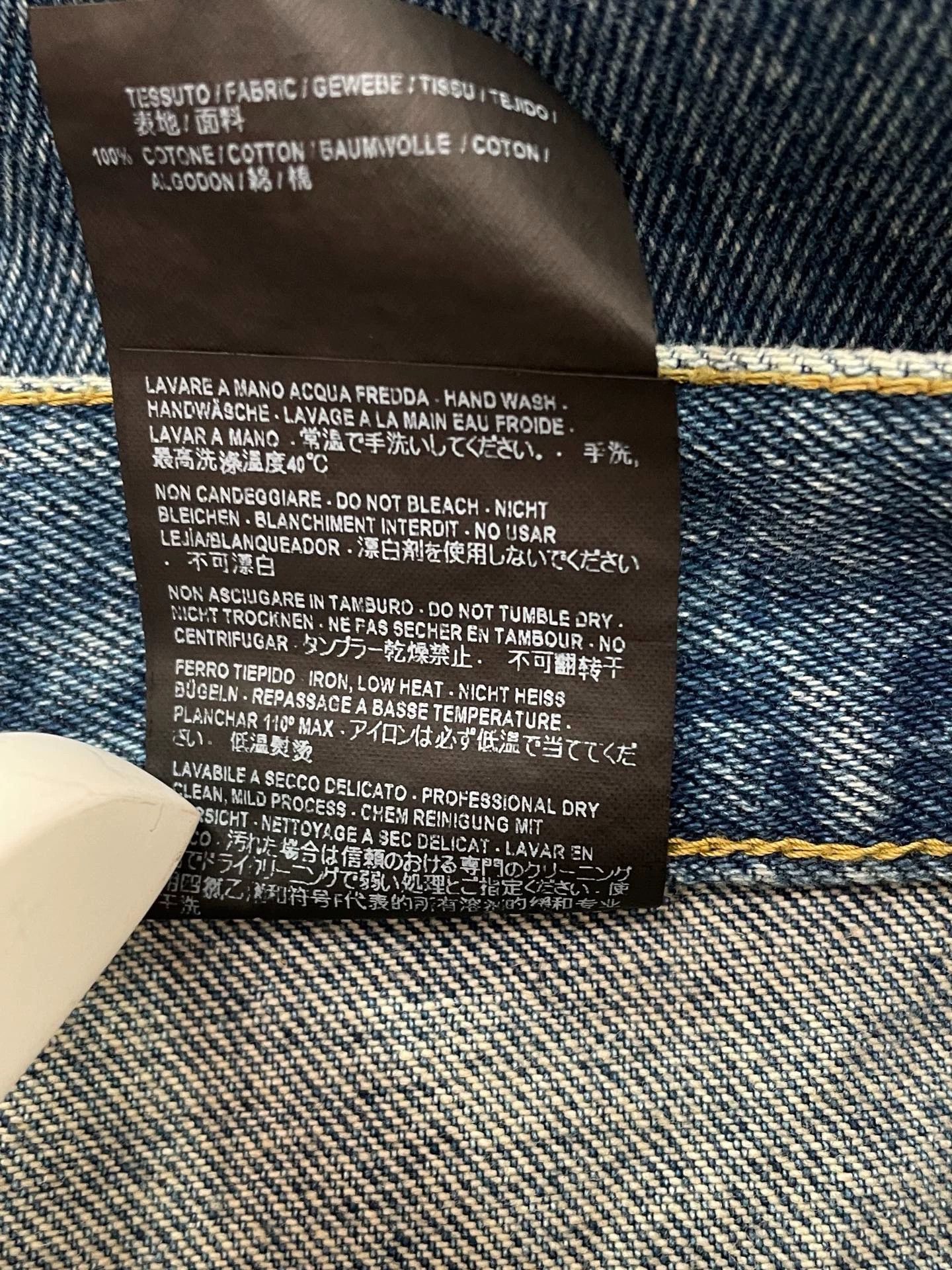 Balenciaga Balenciaga Straight Leg Jeans 30 New No Tags Size 30" / US 8 / IT 44 - 5 Thumbnail