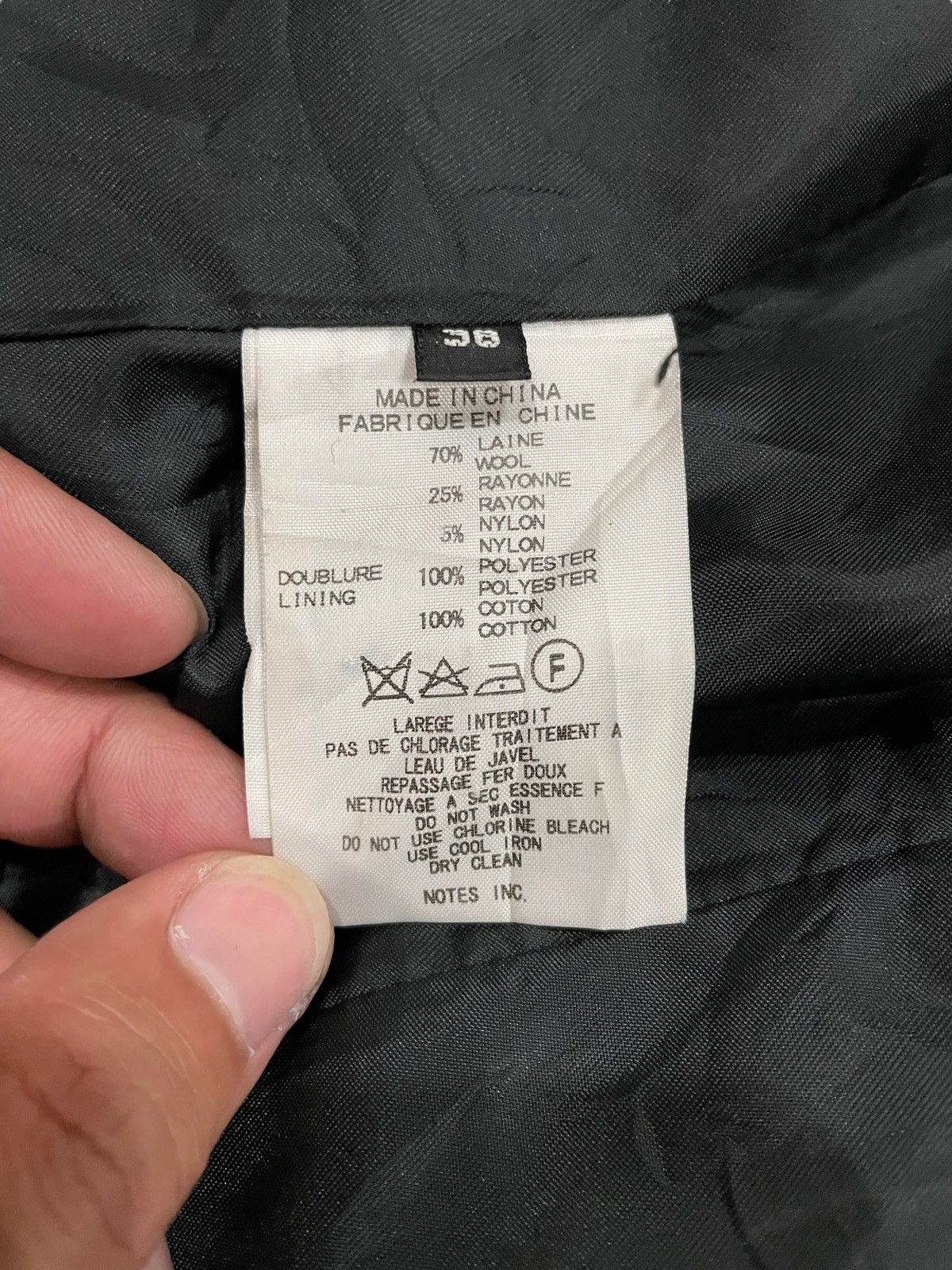 Japanese Brand × Yohji Yamamoto A.T. Atsuro Tayama Faux Wool Double Breasted Hooded Jacket Size US S / EU 44-46 / 1 - 15 Thumbnail
