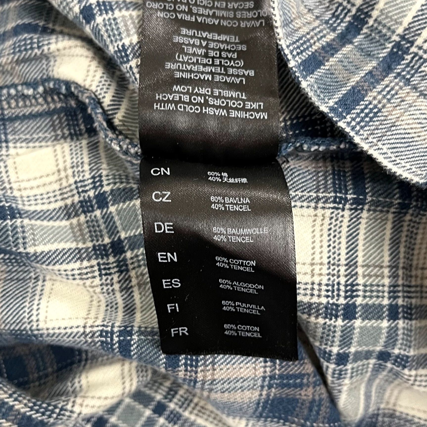Vintage KUHL Shirt Mens Extra Large Blue Gray Plaid Flannel Button Up Long Sleeve Hike Size US XL / EU 56 / 4 - 7 Thumbnail