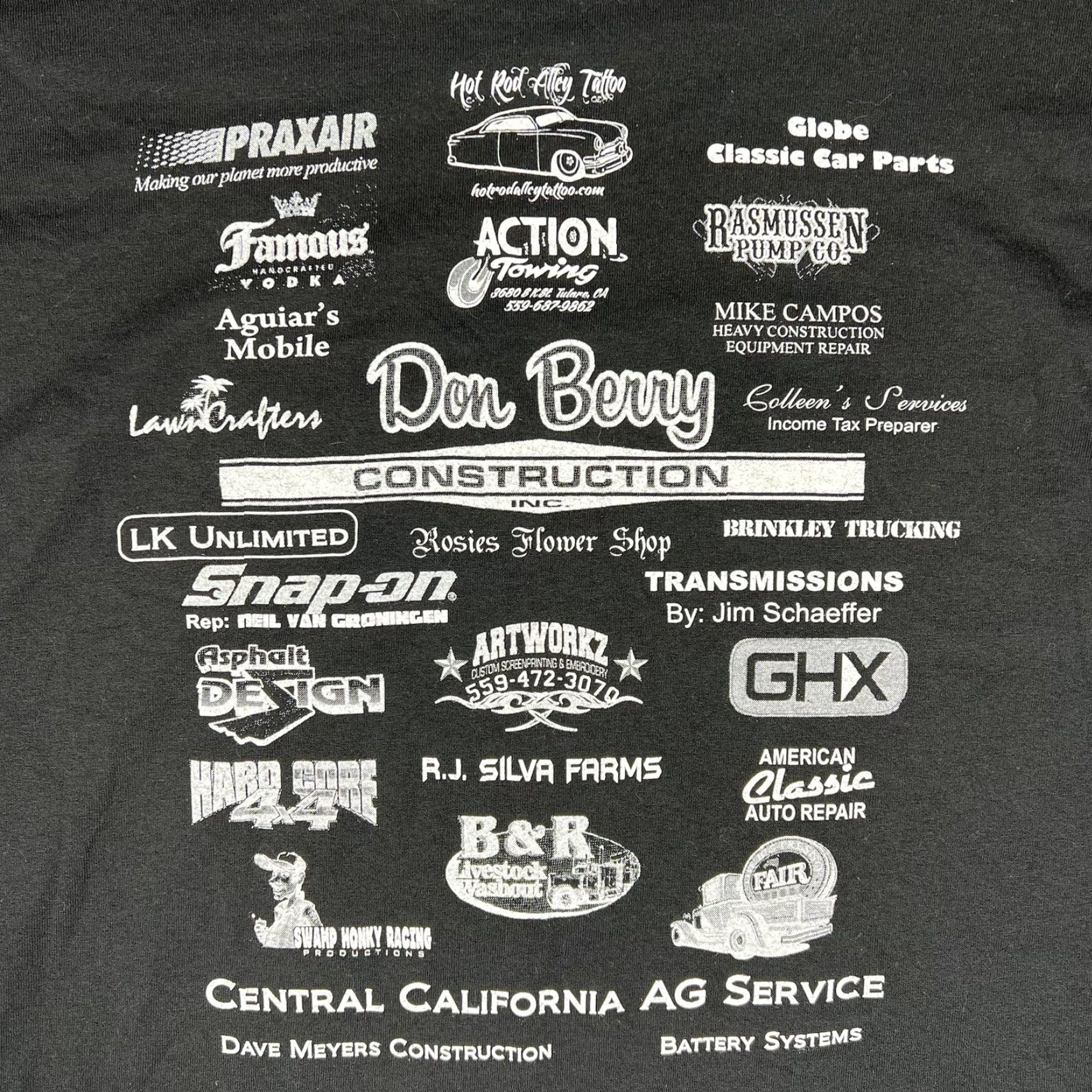 Gildan Bill Babb Memorial Demolition Derby T-Shirt Mens XL Black 3rd Annual 2015 Long Sleeve Size US XL / EU 56 / 4 - 5 Thumbnail
