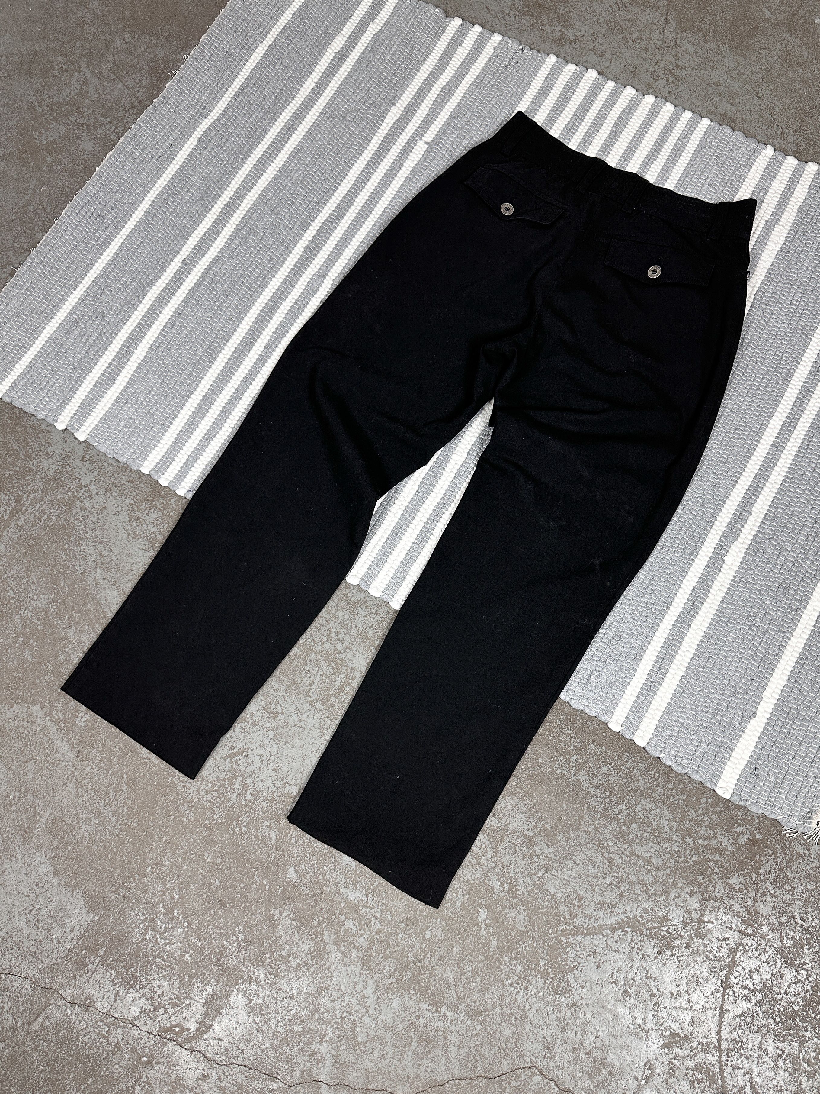 Versace Vintage Versace Jeans Couture Black Pants Trousers Size 34" / US 12 / IT 48 - 6 Thumbnail