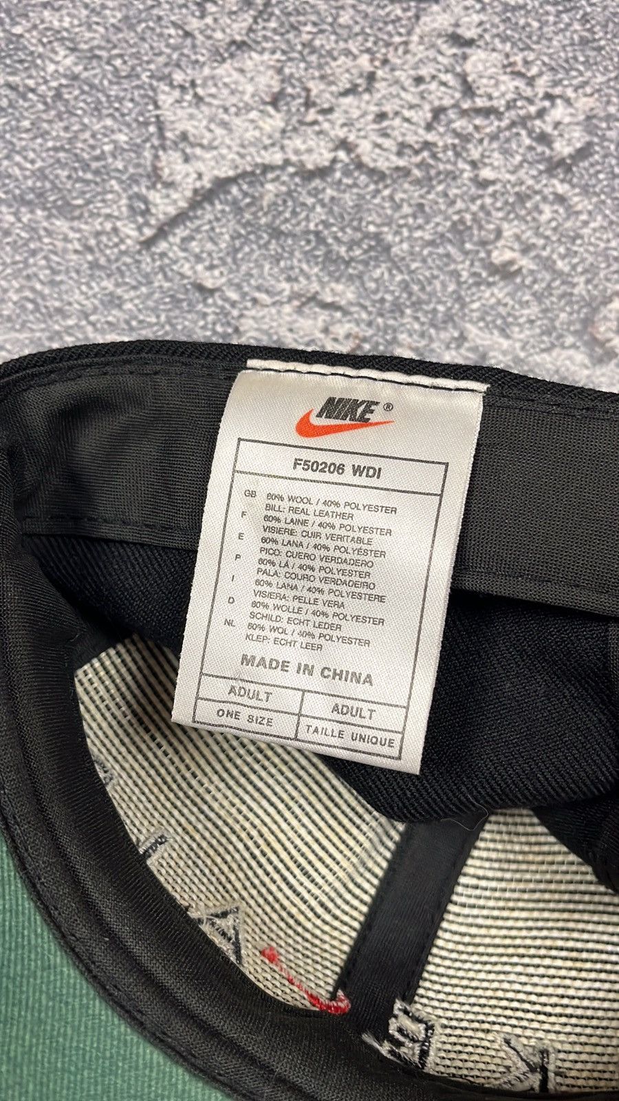 Jordan Brand × Nike × Vintage Vintage Nike Air 90s Very Rare Hat Cap Size ONE SIZE - 5 Thumbnail