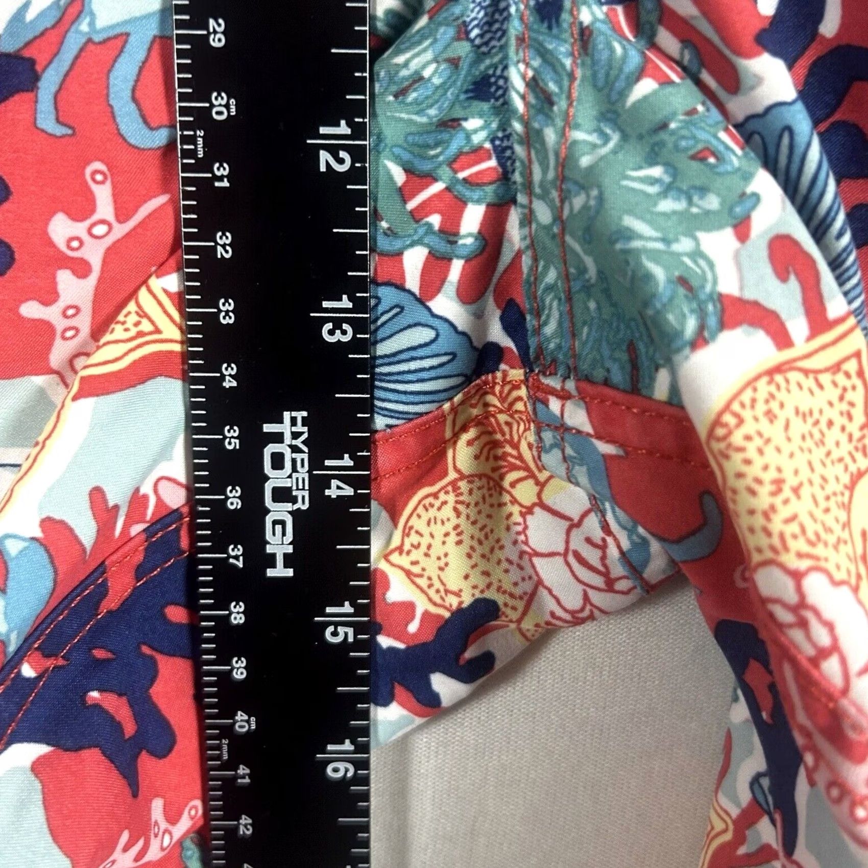 Nautica Nautica Swim Trunks Board Shorts Ocean Hawaiian Red XL Lined Pockets Men Size US 36 / EU 52 - 7 Thumbnail