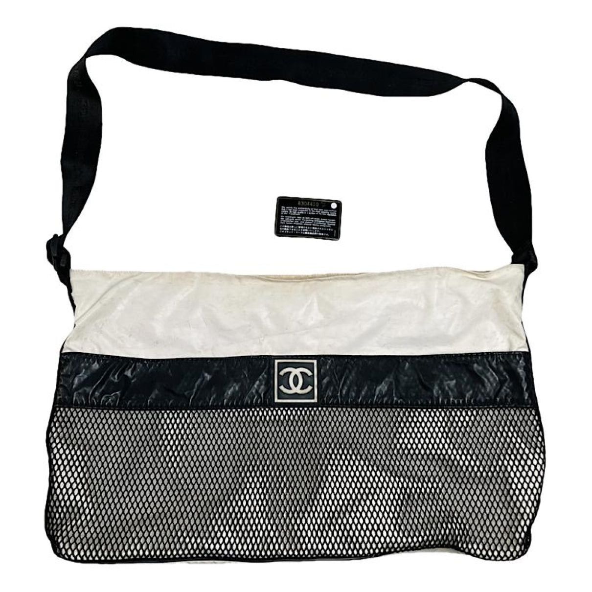 Chanel White Polyester Handbag Size ONE SIZE - 1 Thumbnail