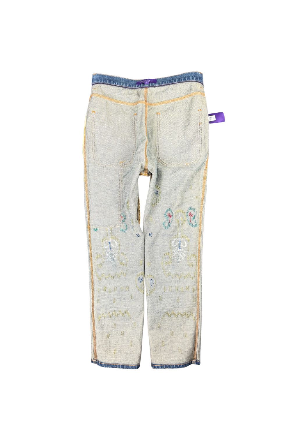 Ralph Lauren Purple Label Ralph Lauren Purple Label Hand-Beaded Artisanal Denim Size 28" / US 6 / IT 42 - 3 Thumbnail