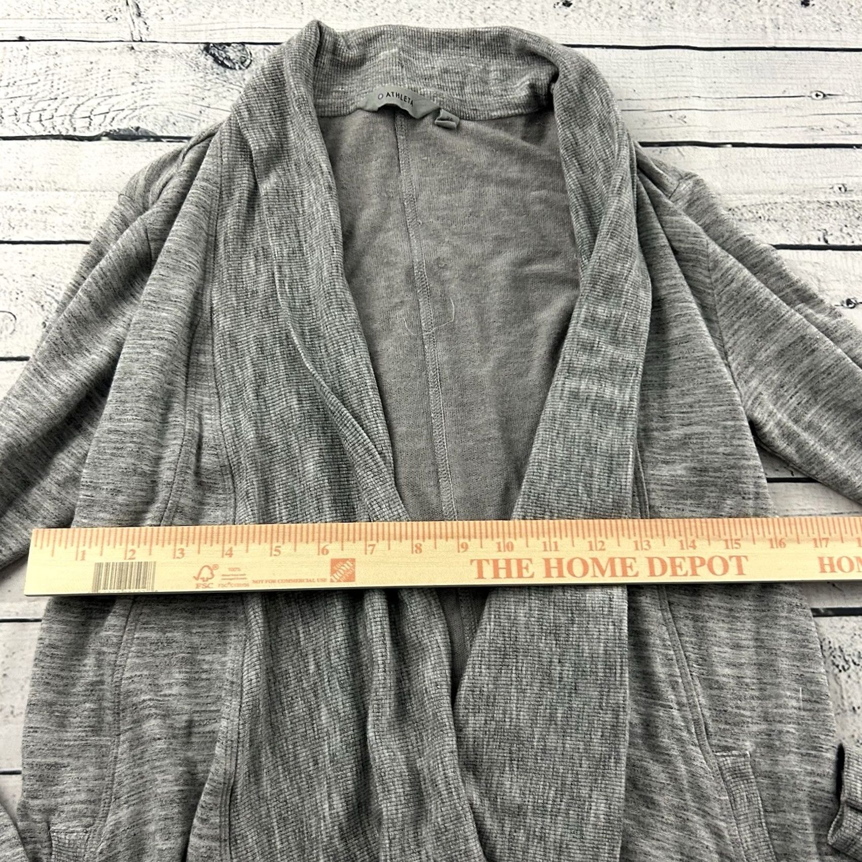 Athleta Athleta Cardigan Sweater Open Front Very Soft Women's XS Gray Size XS / US 0-2 / IT 36-38 - 3 Thumbnail