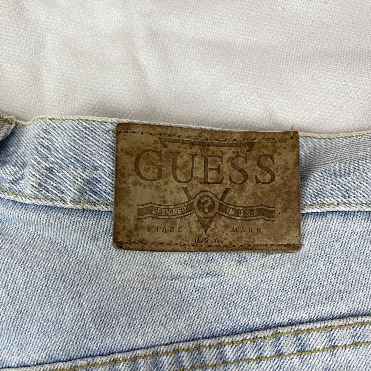 Guess 90s Vintage GUESS Custom Acid Wash Denim #1219/AQ Size US 38 / EU 54 - 17 Thumbnail