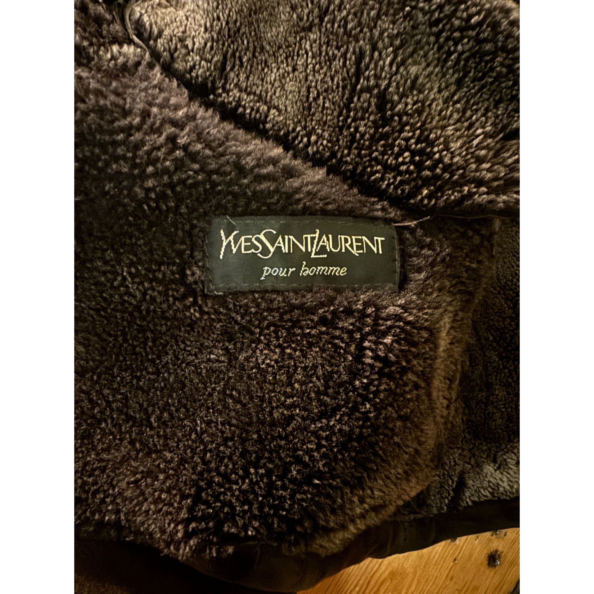 Yves Saint Laurent Brown Suede Shearling Coat Size US M / EU 48-50 / 2 - 6 Thumbnail
