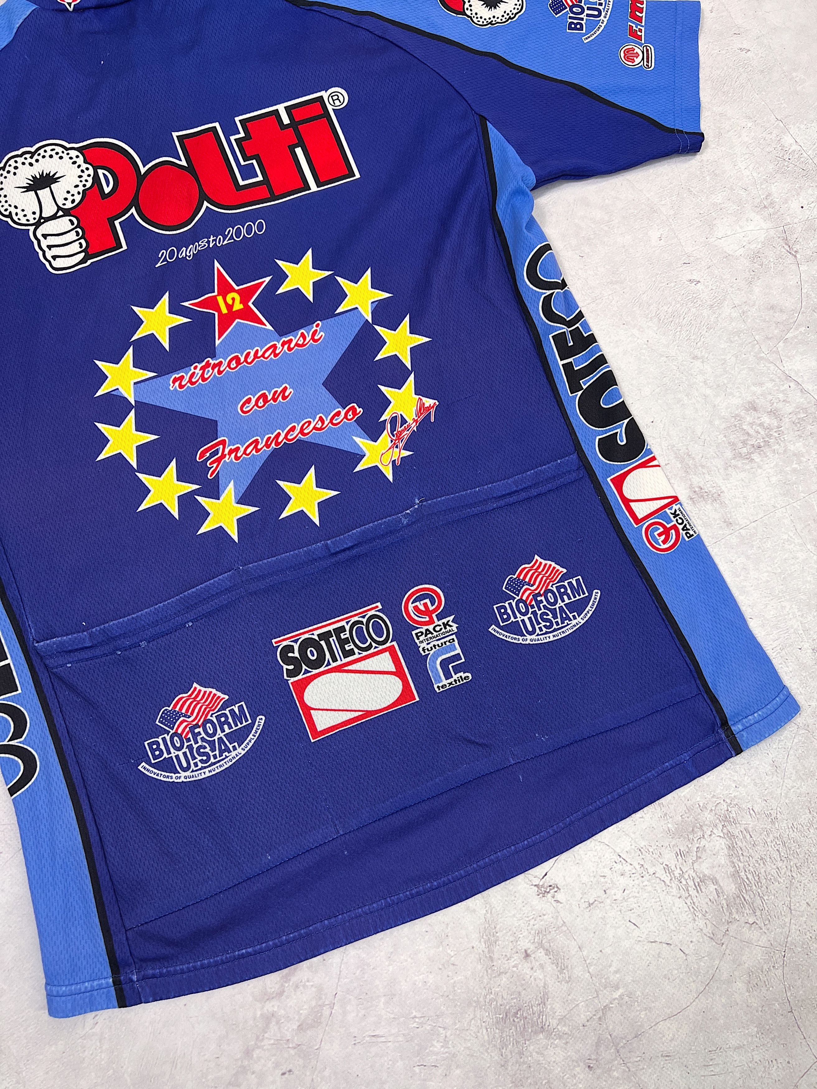 Vintage Vintage Nalini Polti Cycling Jersey Bio - Form USA Size US M / EU 48-50 / 2 - 9 Thumbnail