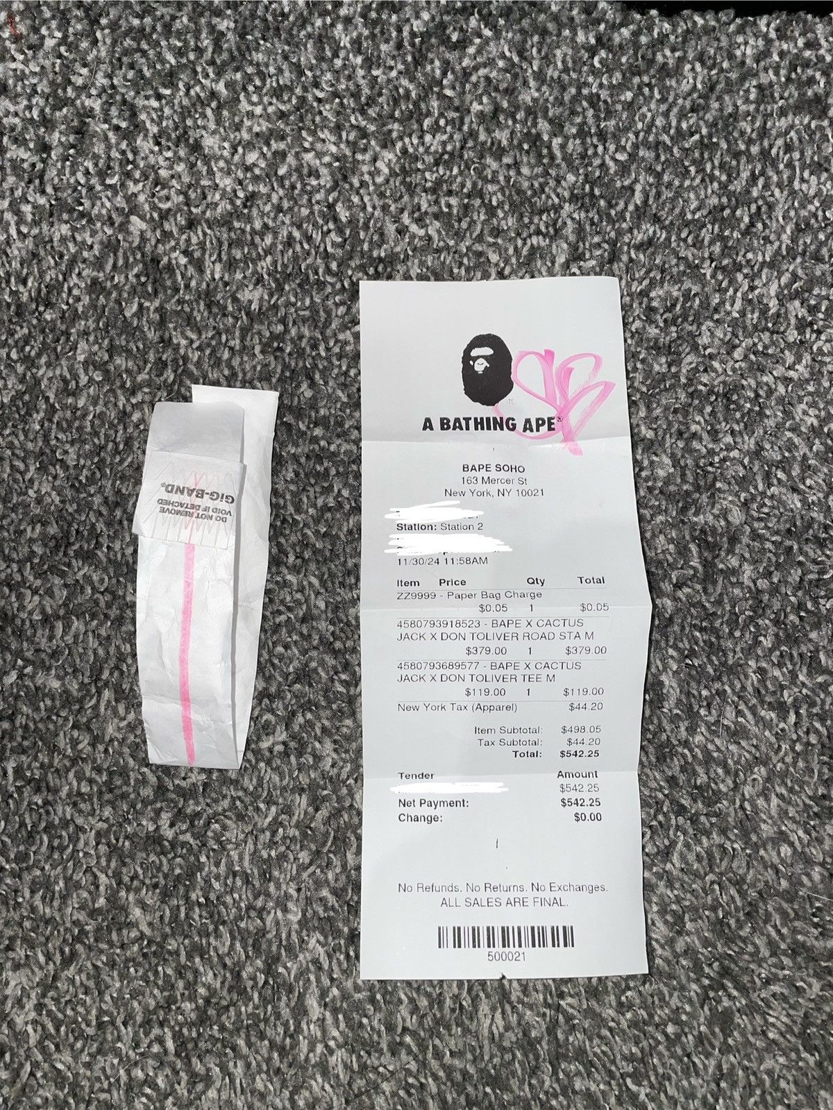 Bape (SIGNED) BAPE® X DON TOLIVER ROAD STA MENS Size US 8 / EU 41 - 8 Thumbnail