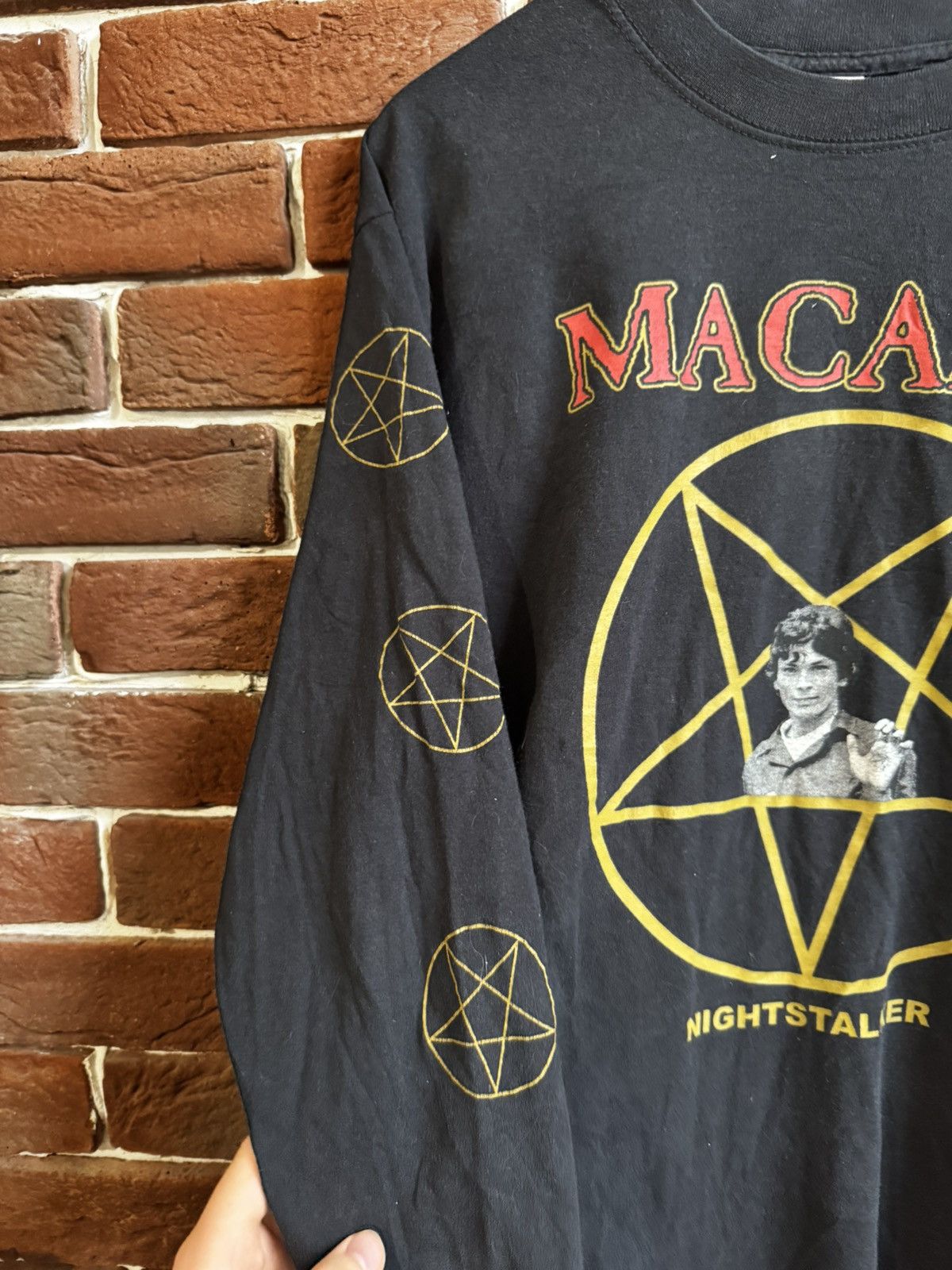 Band Tees 00s VIntage Macabre Nightstalker Metal Band Long Sleeve Tee Size US M / EU 48-50 / 2 - 3 Thumbnail