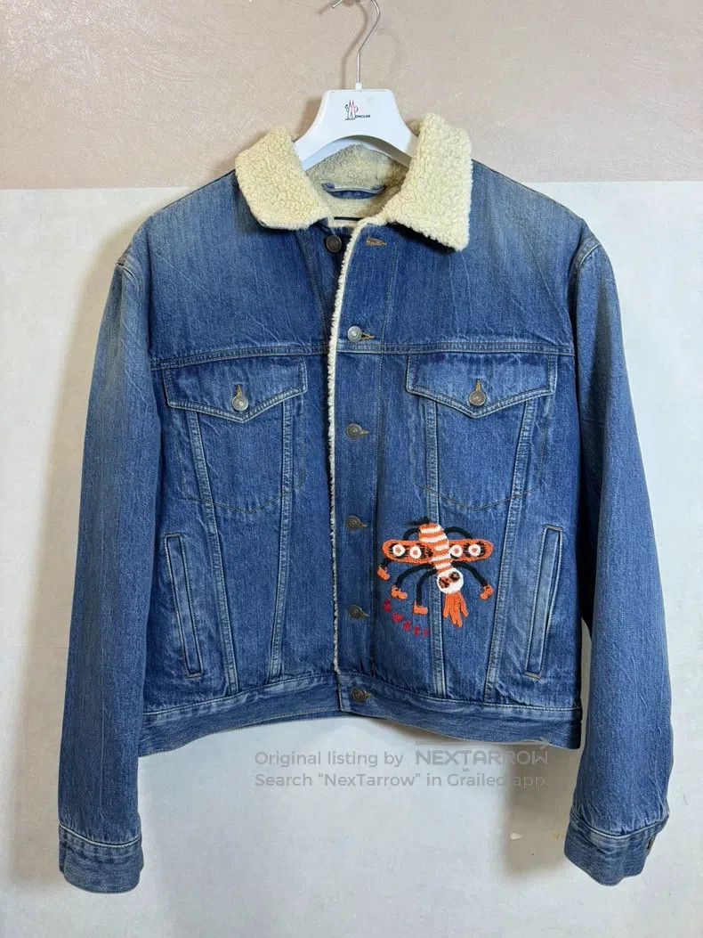 Gucci Gucci Bee denim cotton clothing jacket Size US M / EU 48-50 / 2 - 1 Thumbnail
