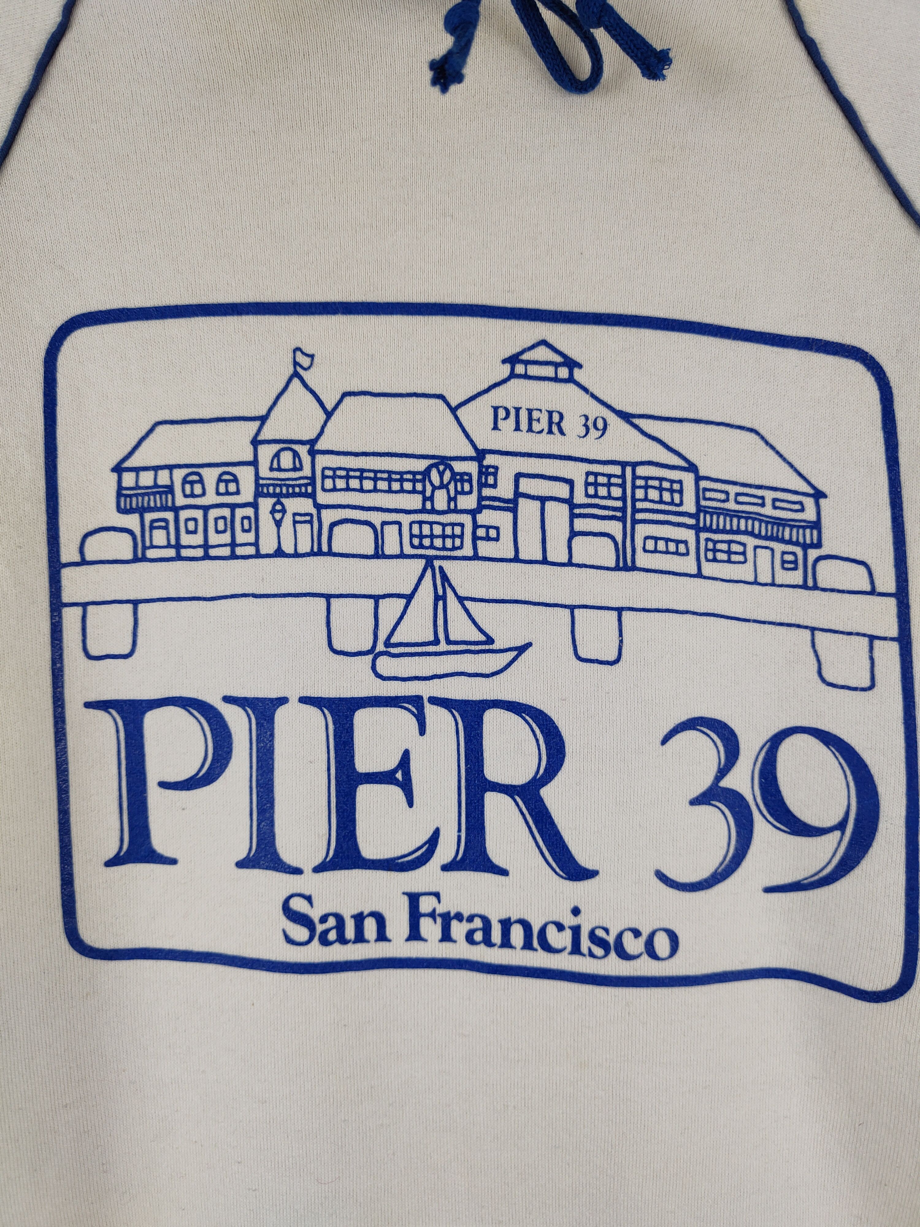 Vintage Pier 39 San Francisco vintage Hoodie Sweatshirts #S2461 Size US L / EU 52-54 / 3 - 2 Thumbnail