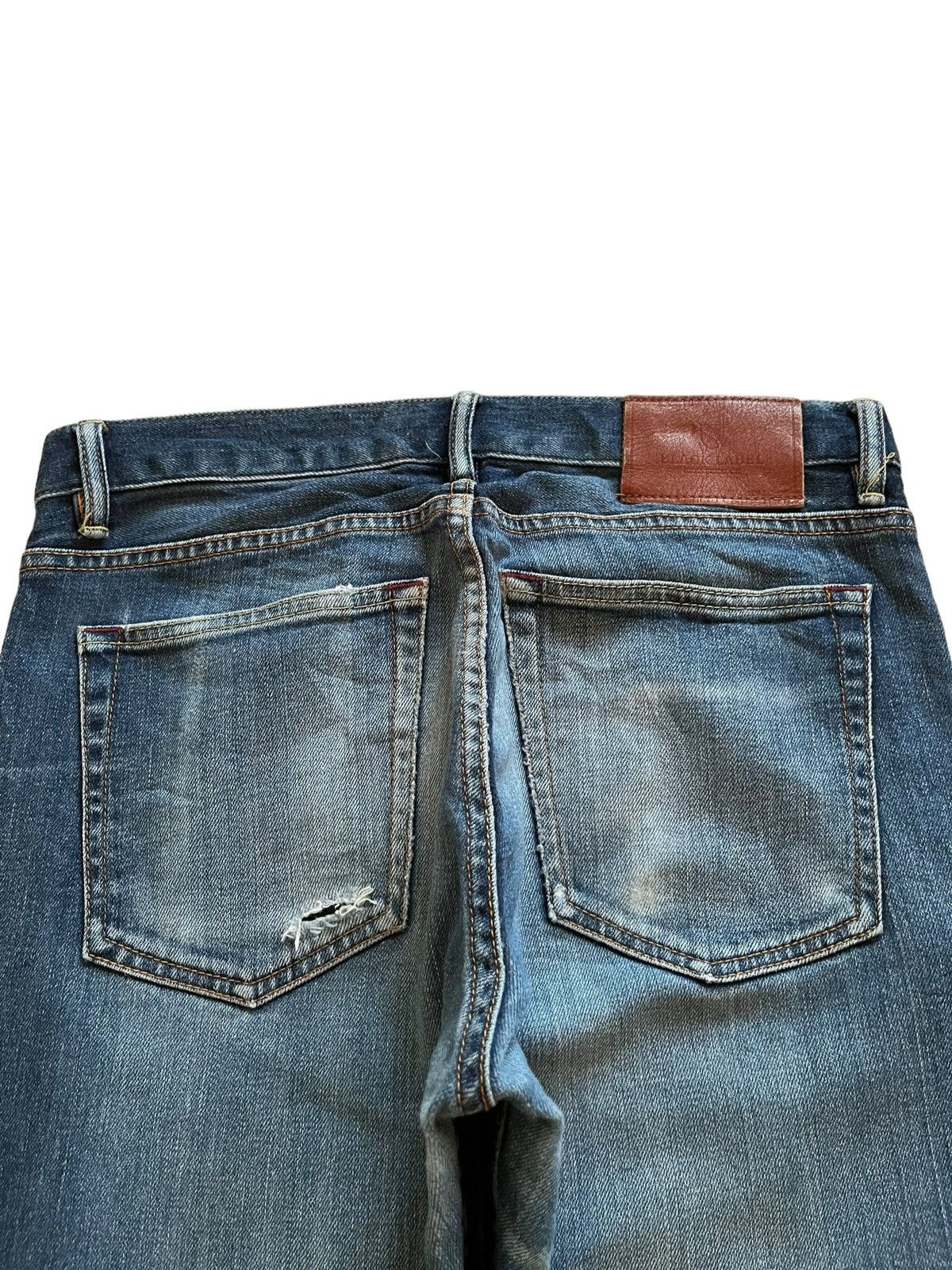 Black Label × Japanese Brand SALES🔥Vintage Black Label Selvedge Distress Jeans Size US 29 - 9 Thumbnail