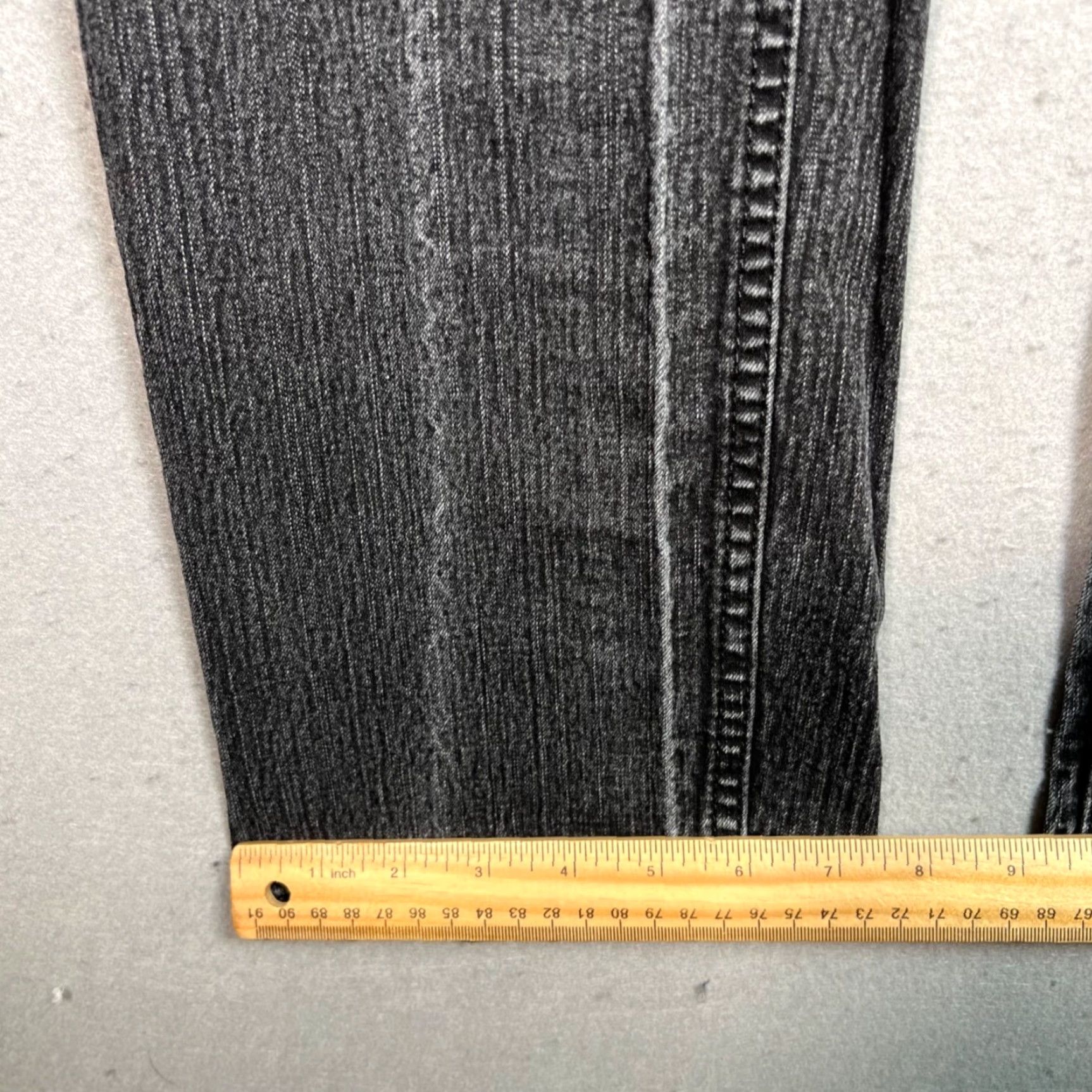 Lee VINTAGE Lee Riders High-Waisted Black Denim Jeans Womens Size 6M Straight Leg Size 26" / US 2 / IT 38 - 7 Thumbnail