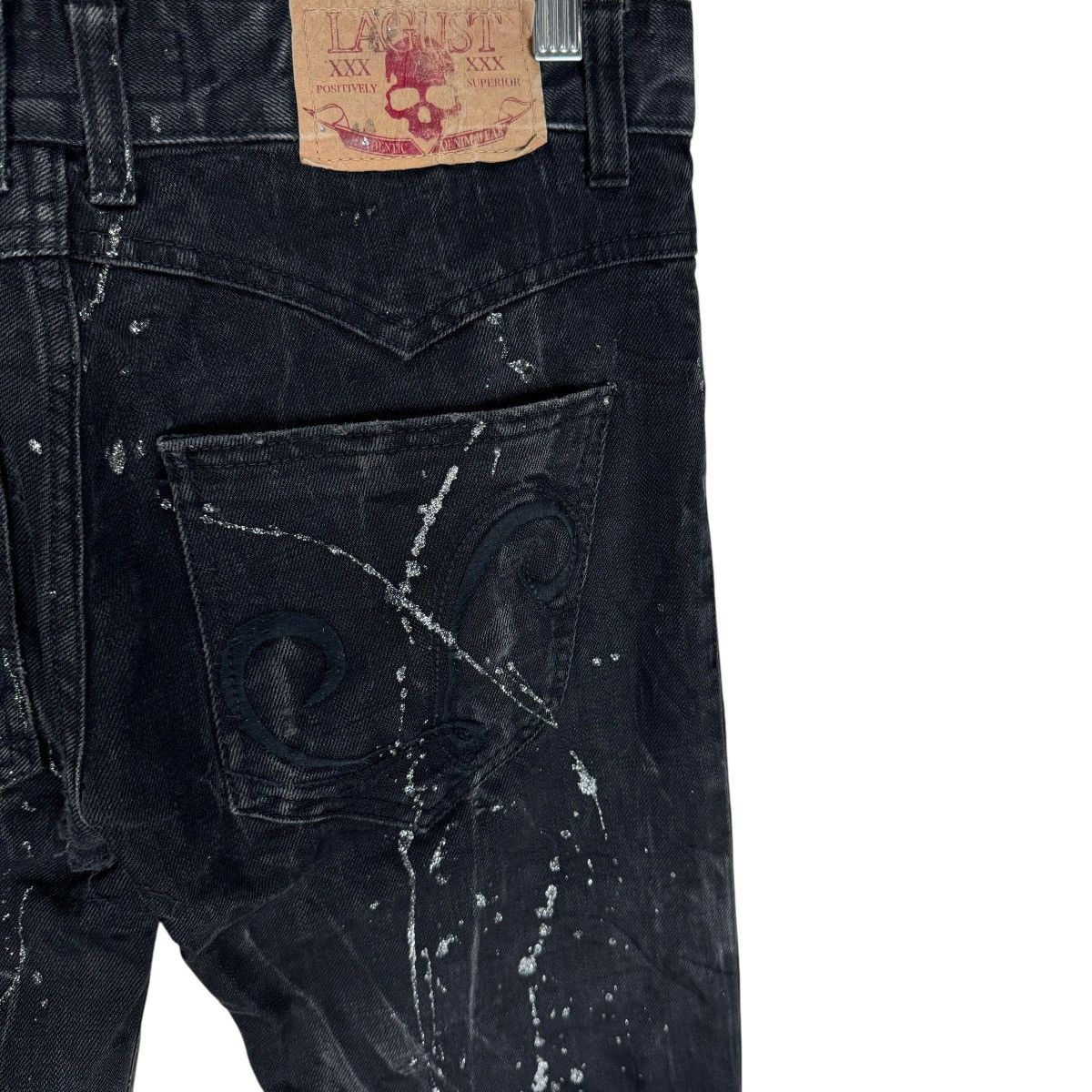 If Six Was Nine 🌟00s LAGUST PAINT SPLASHED DENIM PANTS Size US 32 / EU 48 - 12 Thumbnail
