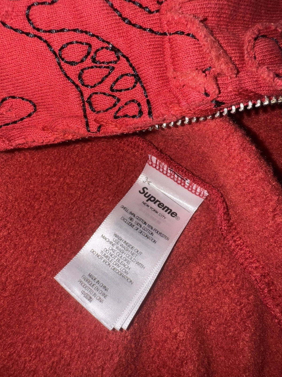 Supreme × Yohji Yamamoto Supreme/Y's (Yohji Yamamoto) Zip Up Hooded Sweatshirt FW25 Size US S / EU 44-46 / 1 - 6 Thumbnail