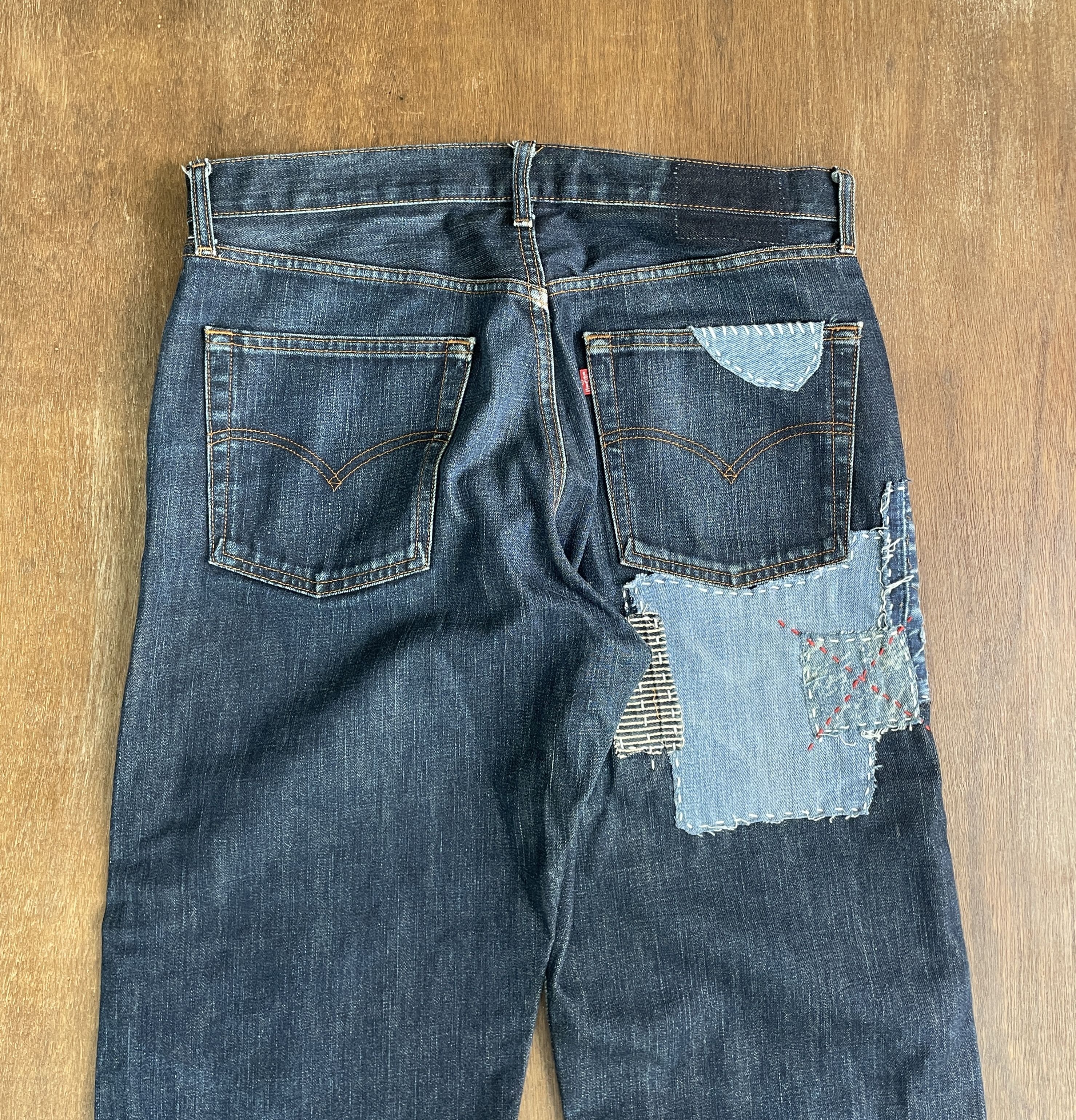 Levi's Levi's Boro Patch Handmade Denim Size US 30 / EU 46 - 4 Thumbnail