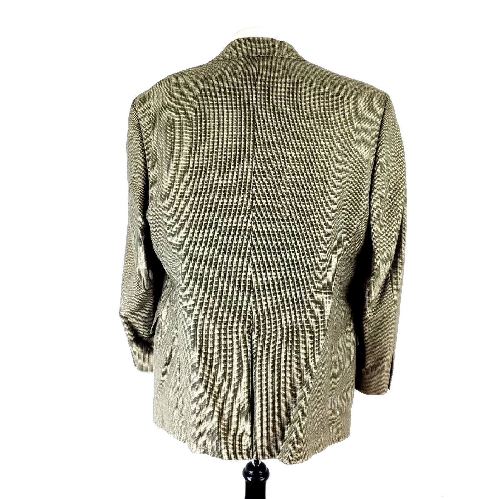 Hart Schaffner Marx Hart Schaffner Marx Wool 2 Button Sport Coat 42R Nailshead G Size 42R - 5 Thumbnail