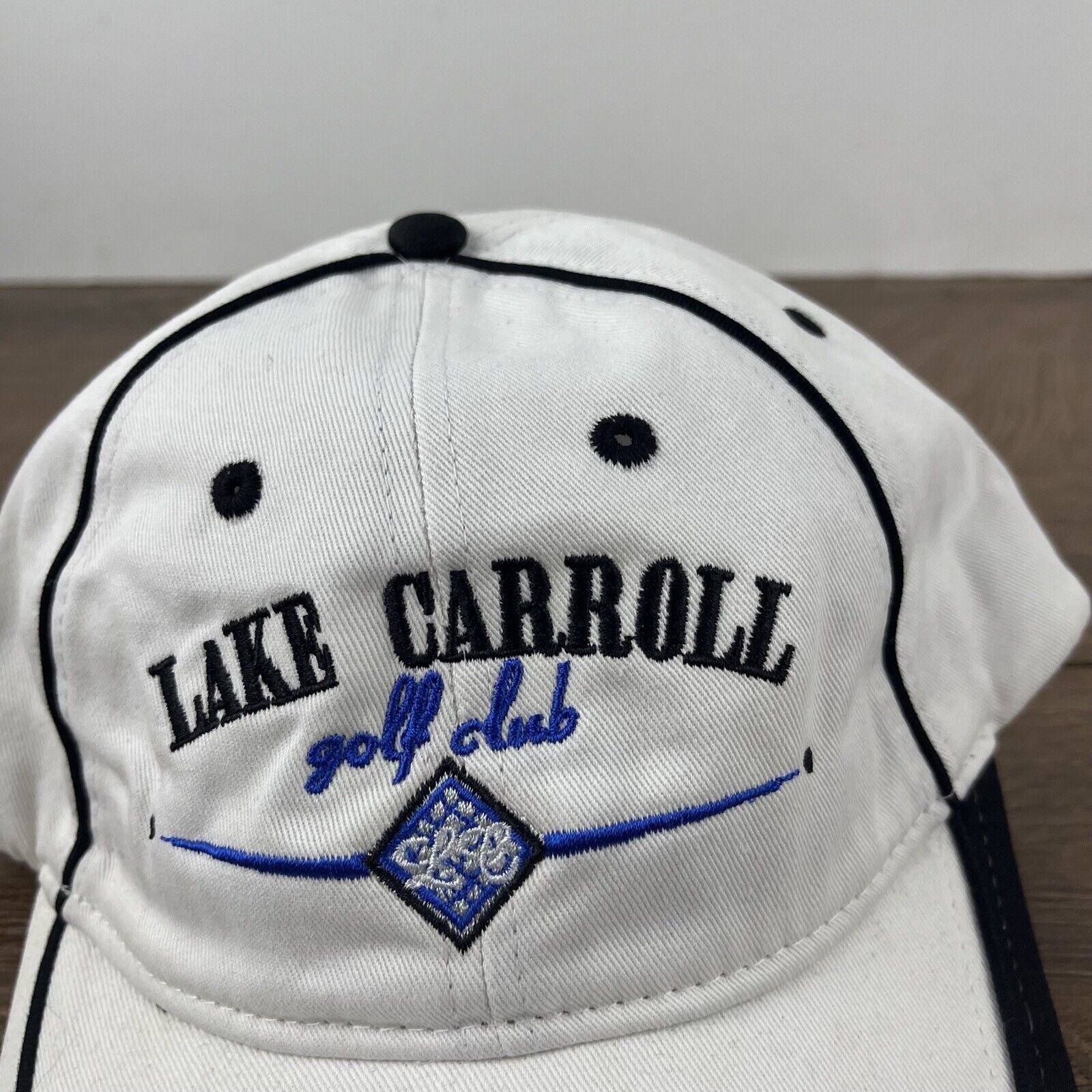 Other Lake Carroll Golf Club Hat White Cap Hat Adjustable Hat Whit Size ONE SIZE - 7 Thumbnail