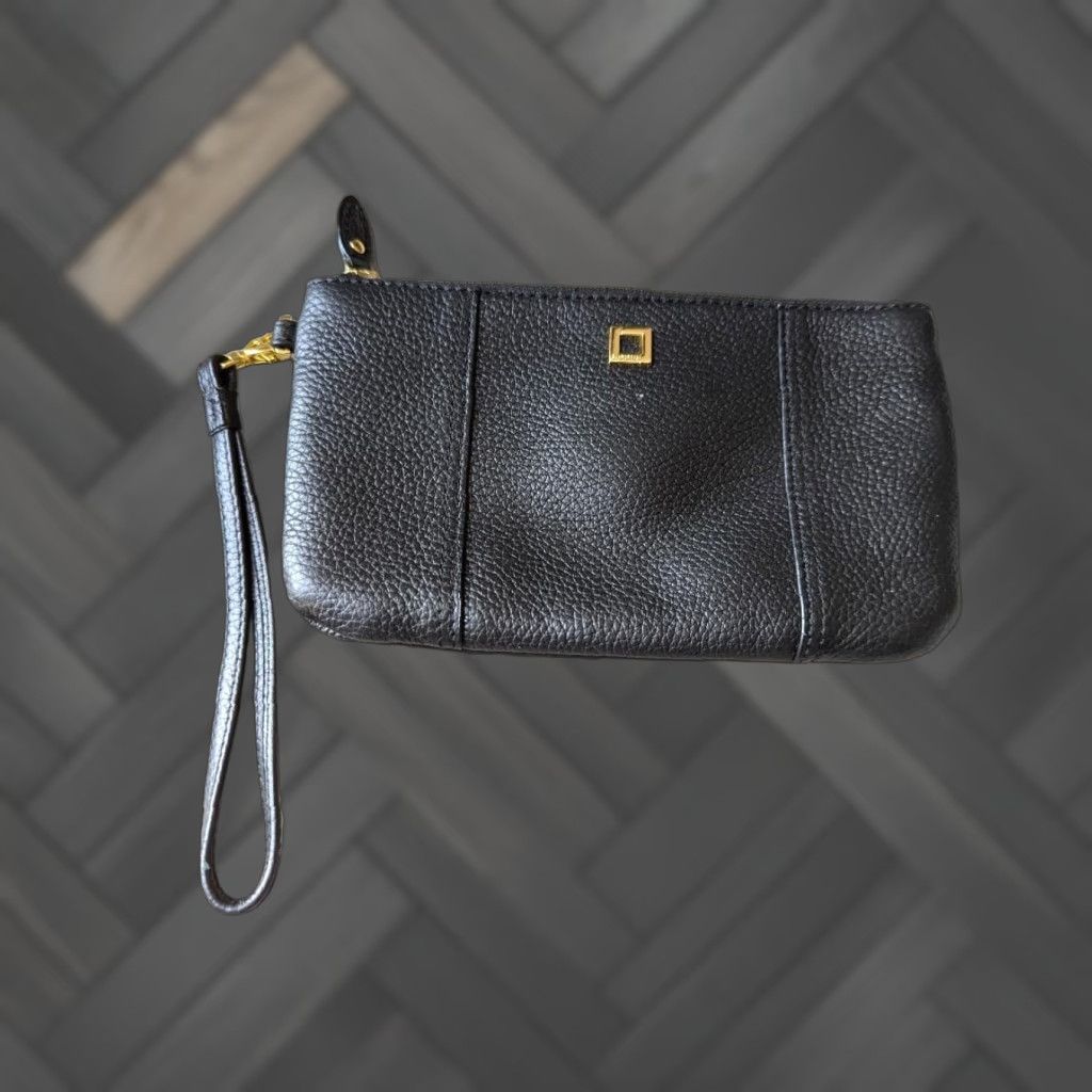 Vintage LODIS leather wallet black 8x5 Coin small bag Wallet Women Size ONE SIZE - 1 Thumbnail