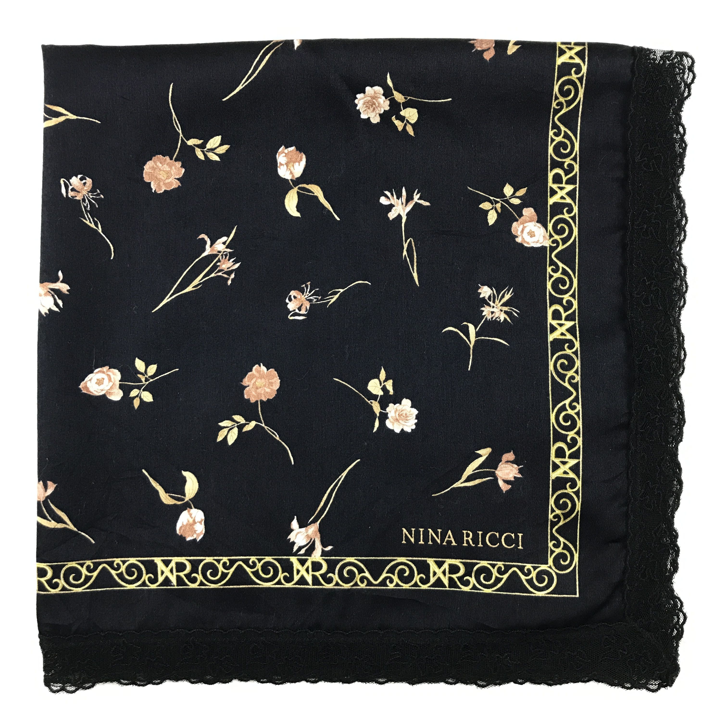 Designer × Japanese Brand × Vintage Vintage Nina Ricci Bandana Neckerchief Handkerchief Size ONE SIZE - 2 Thumbnail