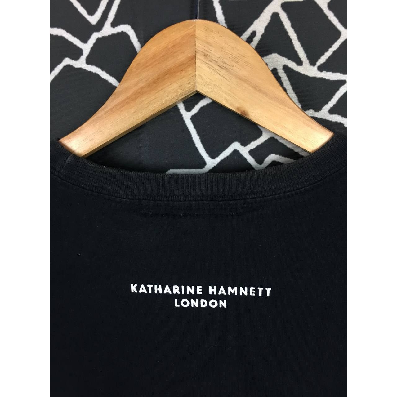 Designer × Katharine Hamnett London × Vintage Vtg Katharine Hamnett London Spell Out Tee Size US L / EU 52-54 / 3 - 7 Thumbnail