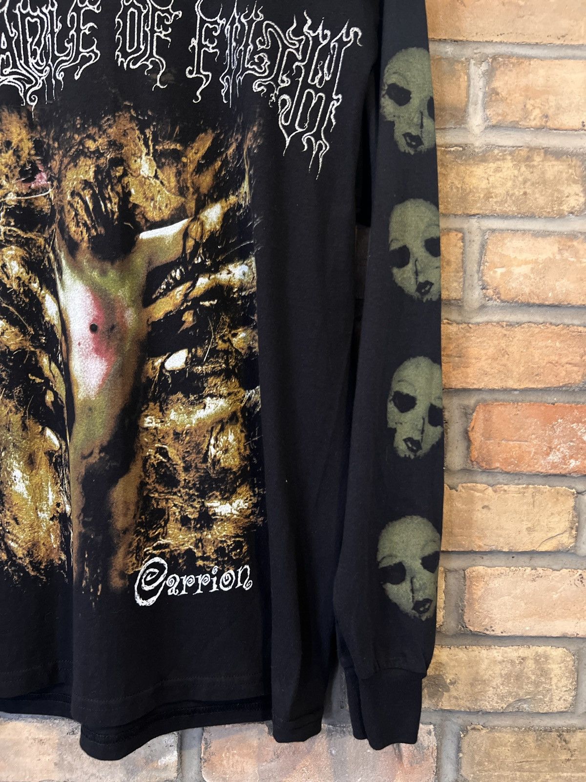 Band Tees 05’ Cradle Of Filth “Smell The Grave” Long Sleeve Size US M / EU 48-50 / 2 - 4 Thumbnail