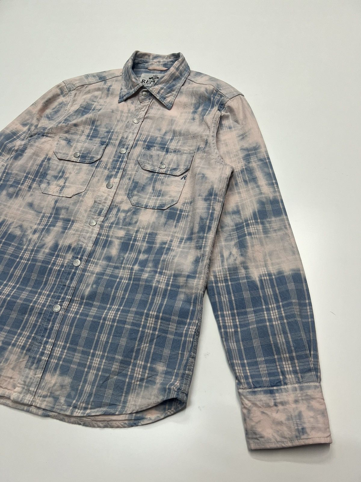 Replay 🔥REPLAY ARCHIVIO SHIRT BUTTON UP DOUBLE POCKET Size US S / EU 44-46 / 1 - 3 Thumbnail